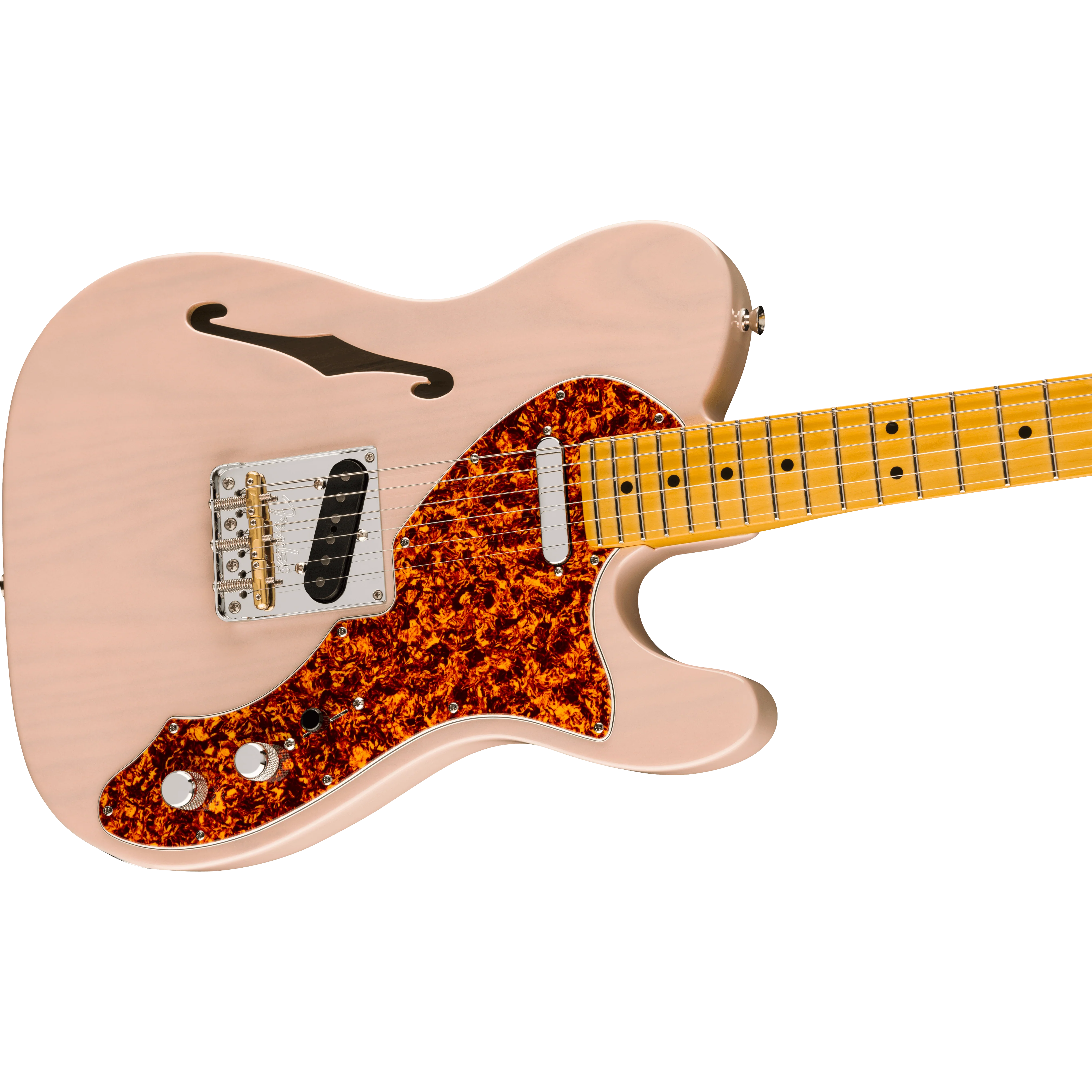 Fender - American Professional II Telecaster® Thinline - Maple Fingerboard - Transparent Shell Pink - 017-1022-760 - Image 4
