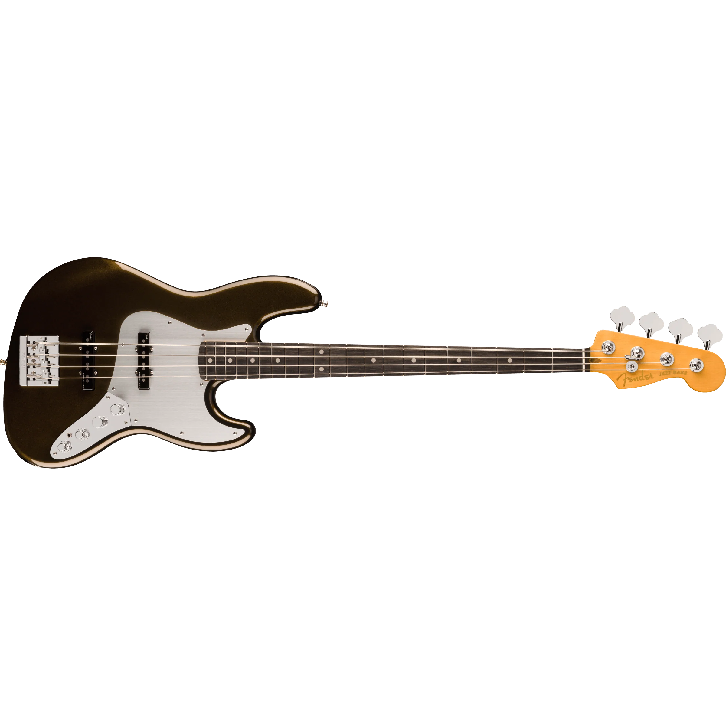 Fender - American Ultra II Jazz Bass® - Ebony Fingerboard - Texas Tea - 019-9111-790