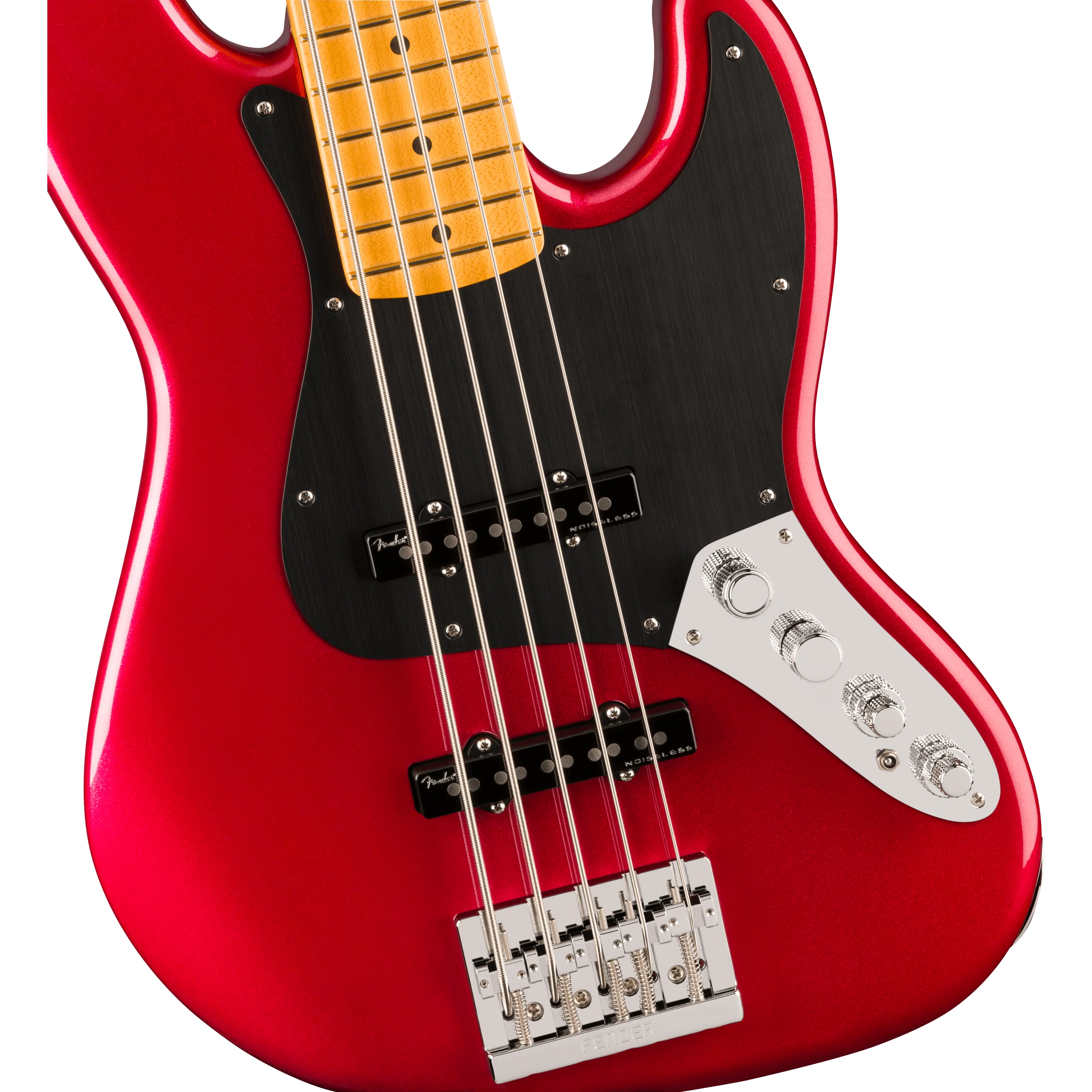 Fender - American Ultra II Jazz Bass® V - Maple Fingerboard - Sinister Red - 019-9122-799 - Image 3
