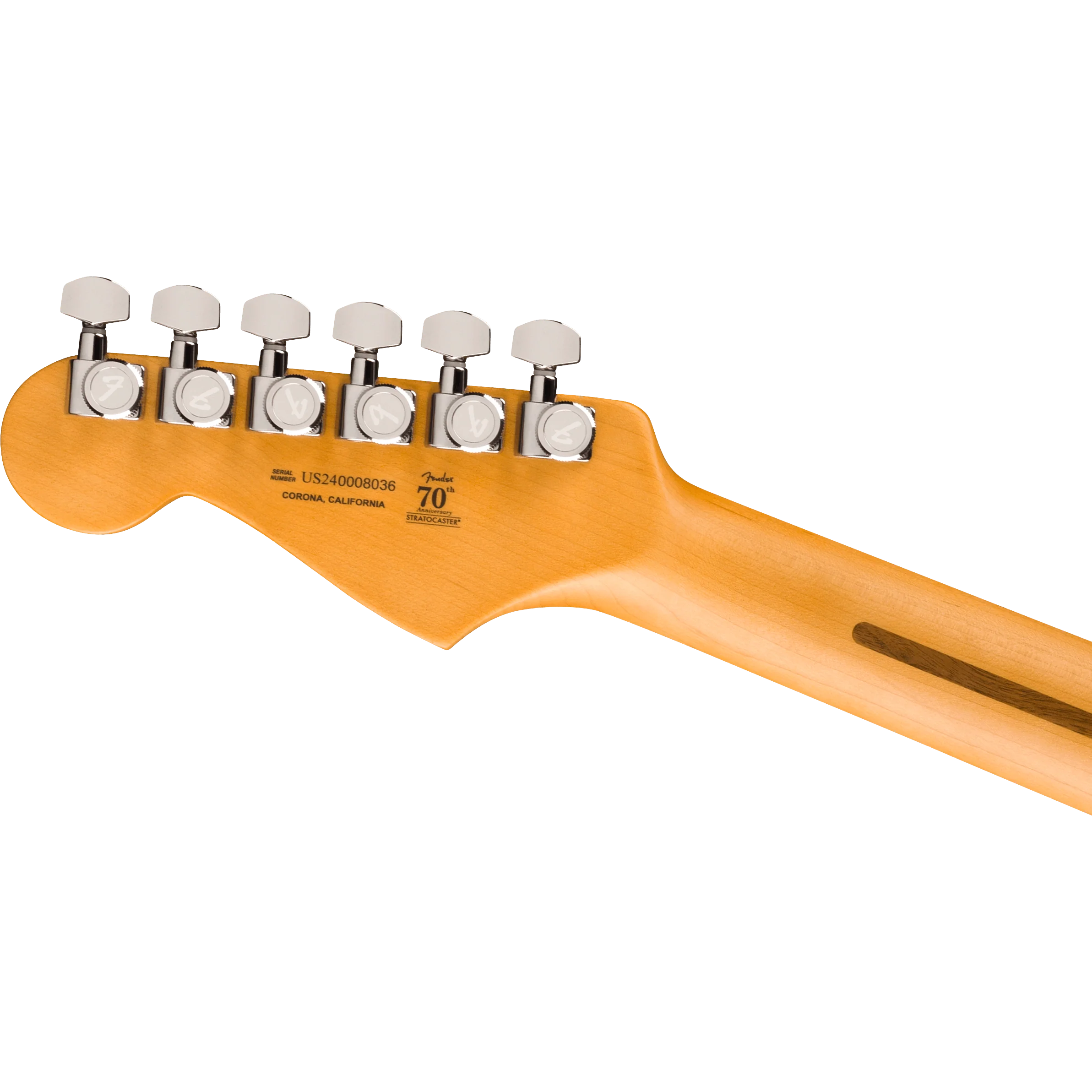 Fender - American Ultra II Stratocaster® - Ebony Fingerboard - Texas Tea - 011-9141-790 - Image 6