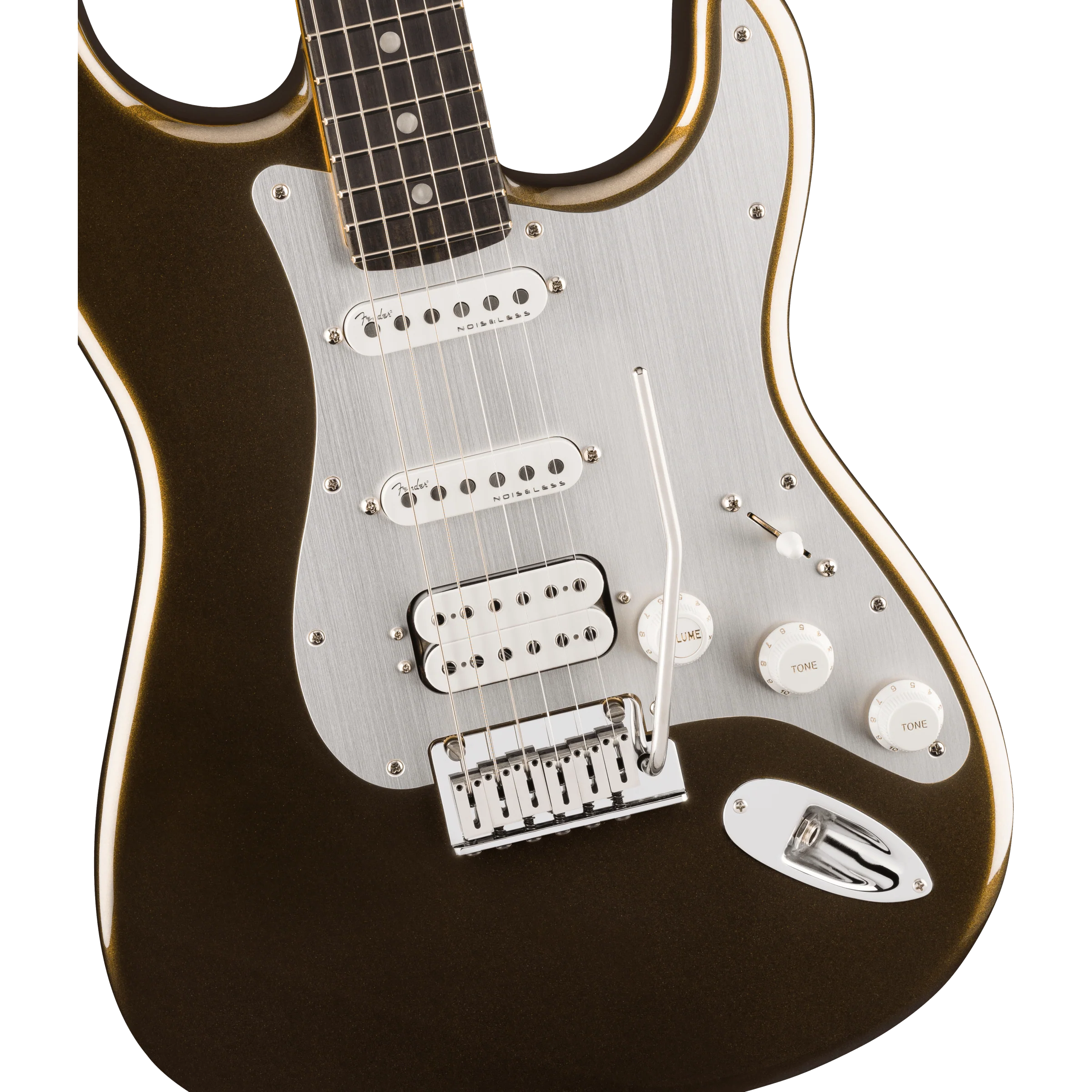 Fender - American Ultra II Stratocaster® HSS - Ebony Fingerboard - Texas Tea - 011-9151-790 - Image 3