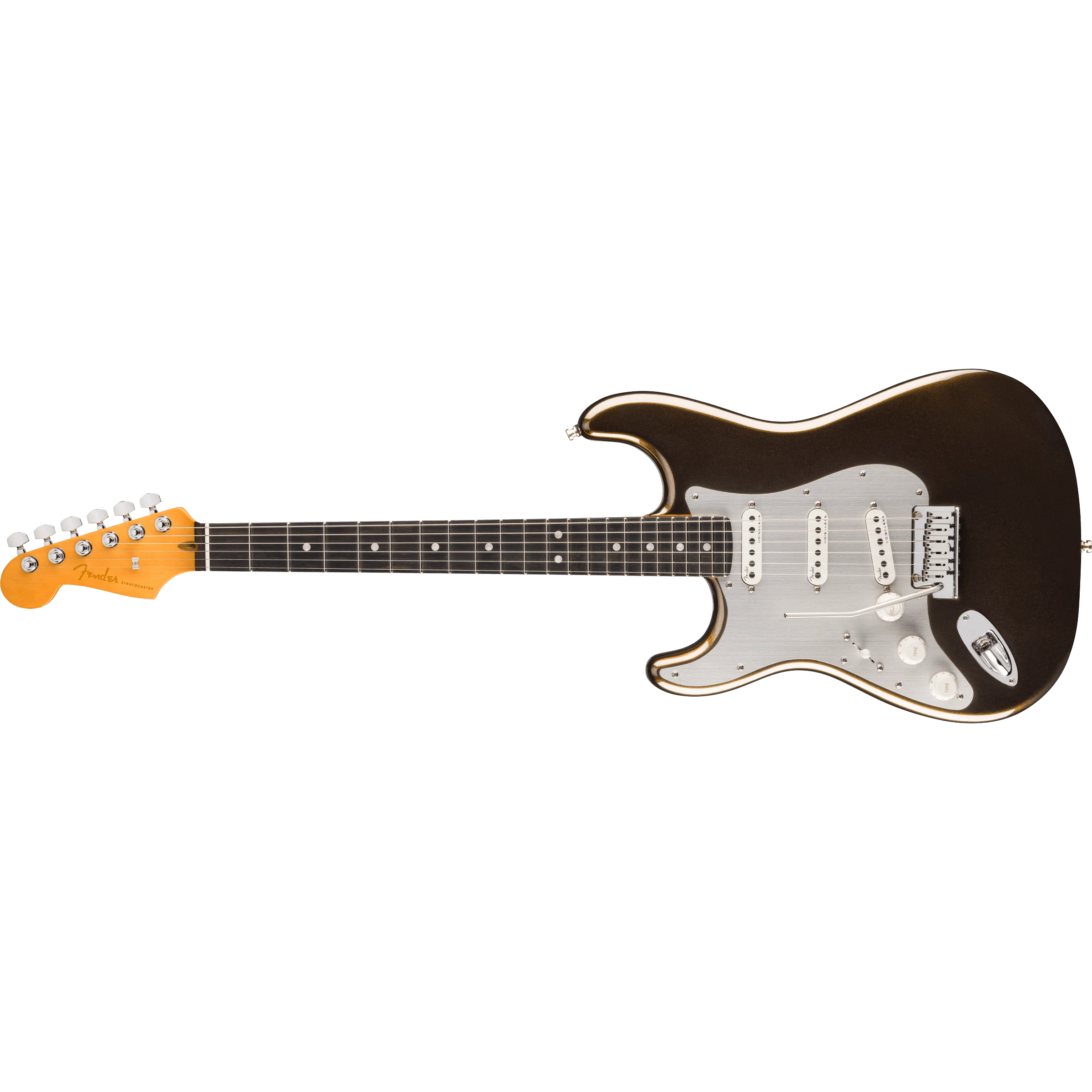 Fender - American Ultra II Stratocaster® Left-Hand - Ebony Fingerboard - Texas Tea - 011-9161-790