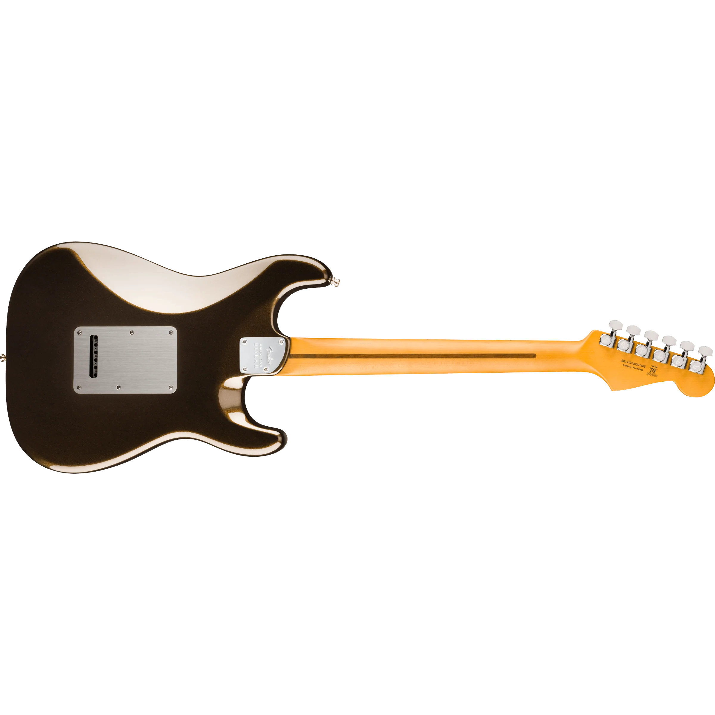Fender - American Ultra II Stratocaster® Left-Hand - Ebony Fingerboard - Texas Tea - 011-9161-790 - Image 2