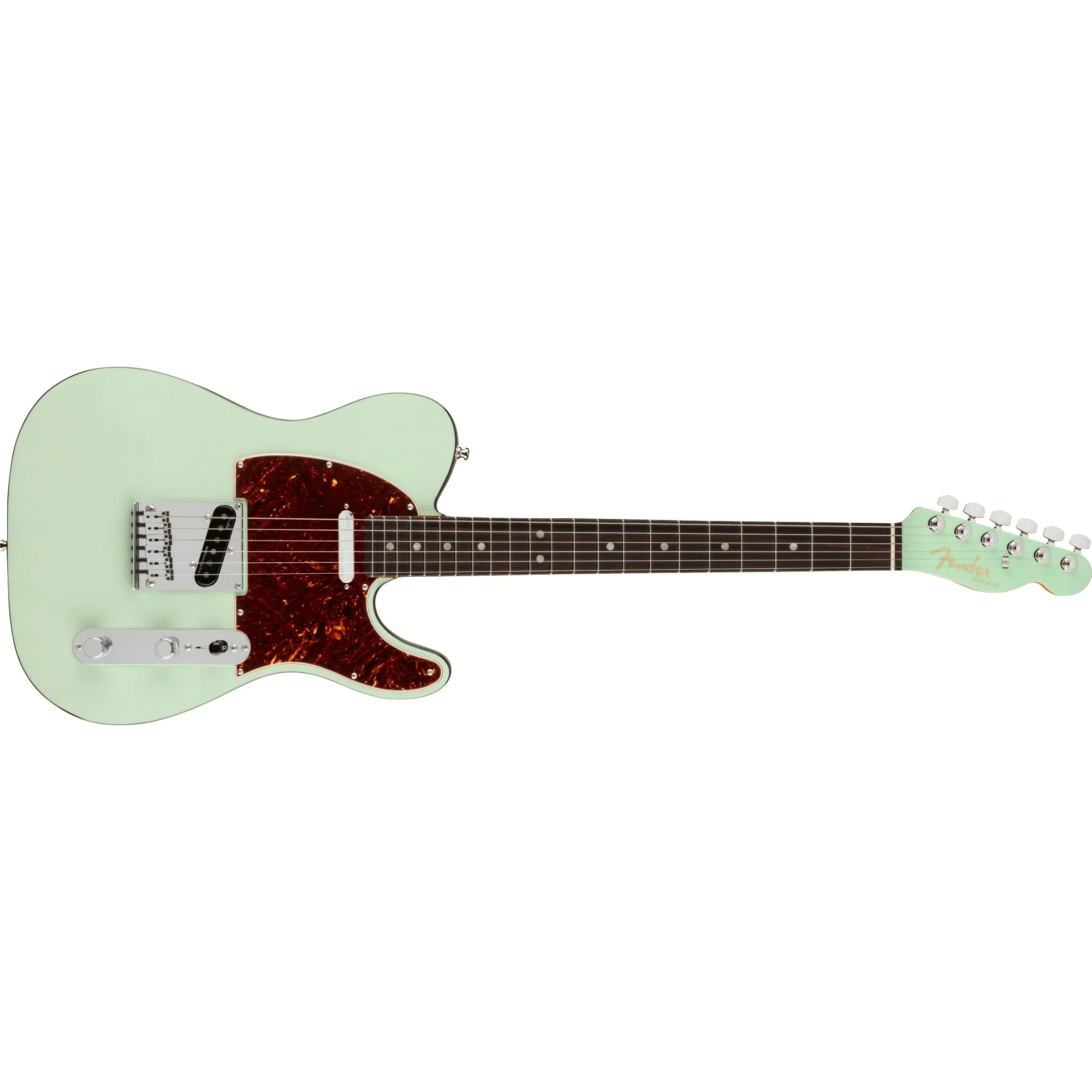 Fender - American Ultra Luxe Telecaster® 011-8080-735 Transparent Surf Green