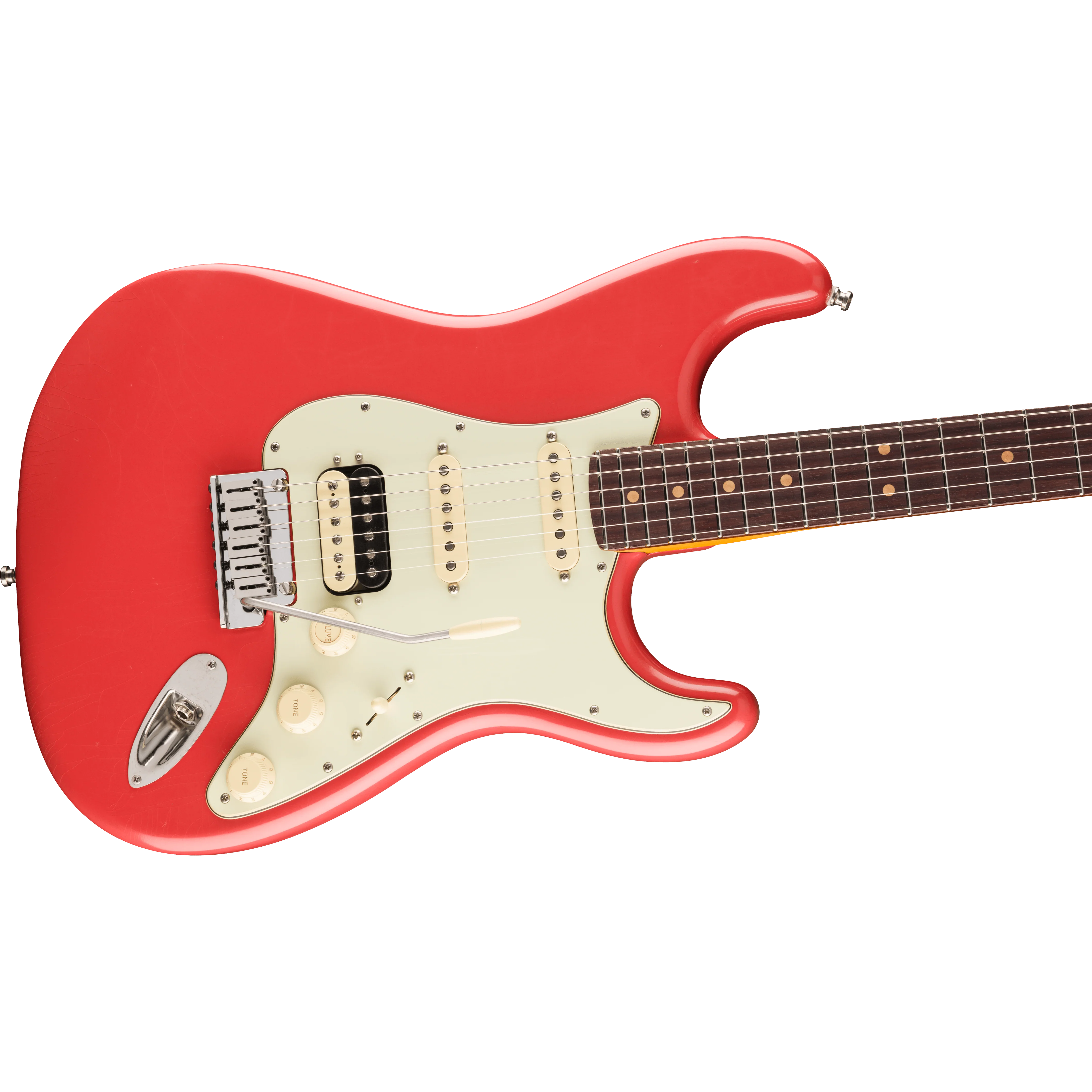 Fender - American Ultra Luxe Vintage '60s Stratocaster® HSS - Rosewood Fingerboard - Fiesta Red - 011-8230-840 - Image 4