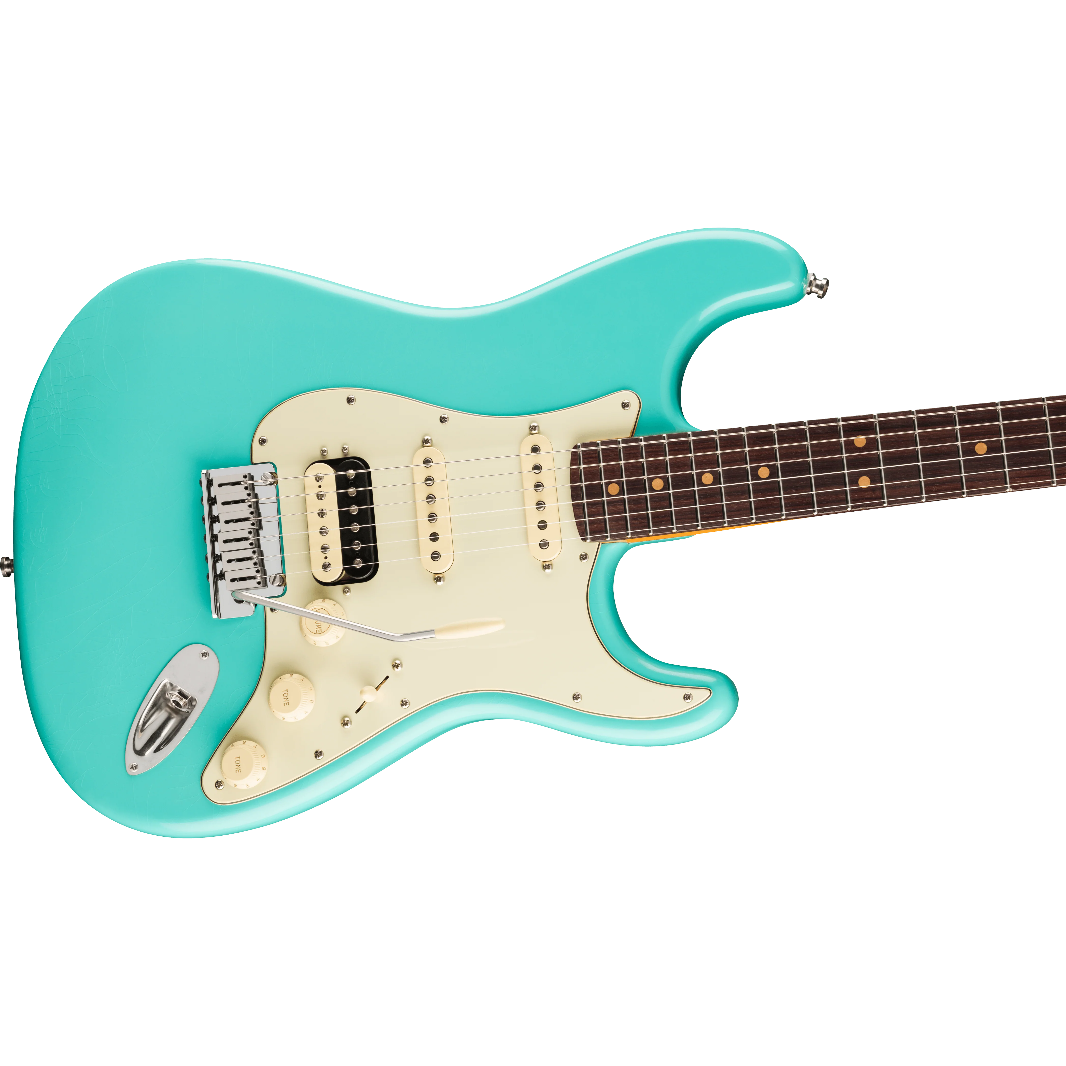 Fender - American Ultra Luxe Vintage '60s Stratocaster® HSS - Rosewood Fingerboard - Sea Foam Green - 011-8230-849 - Image 4