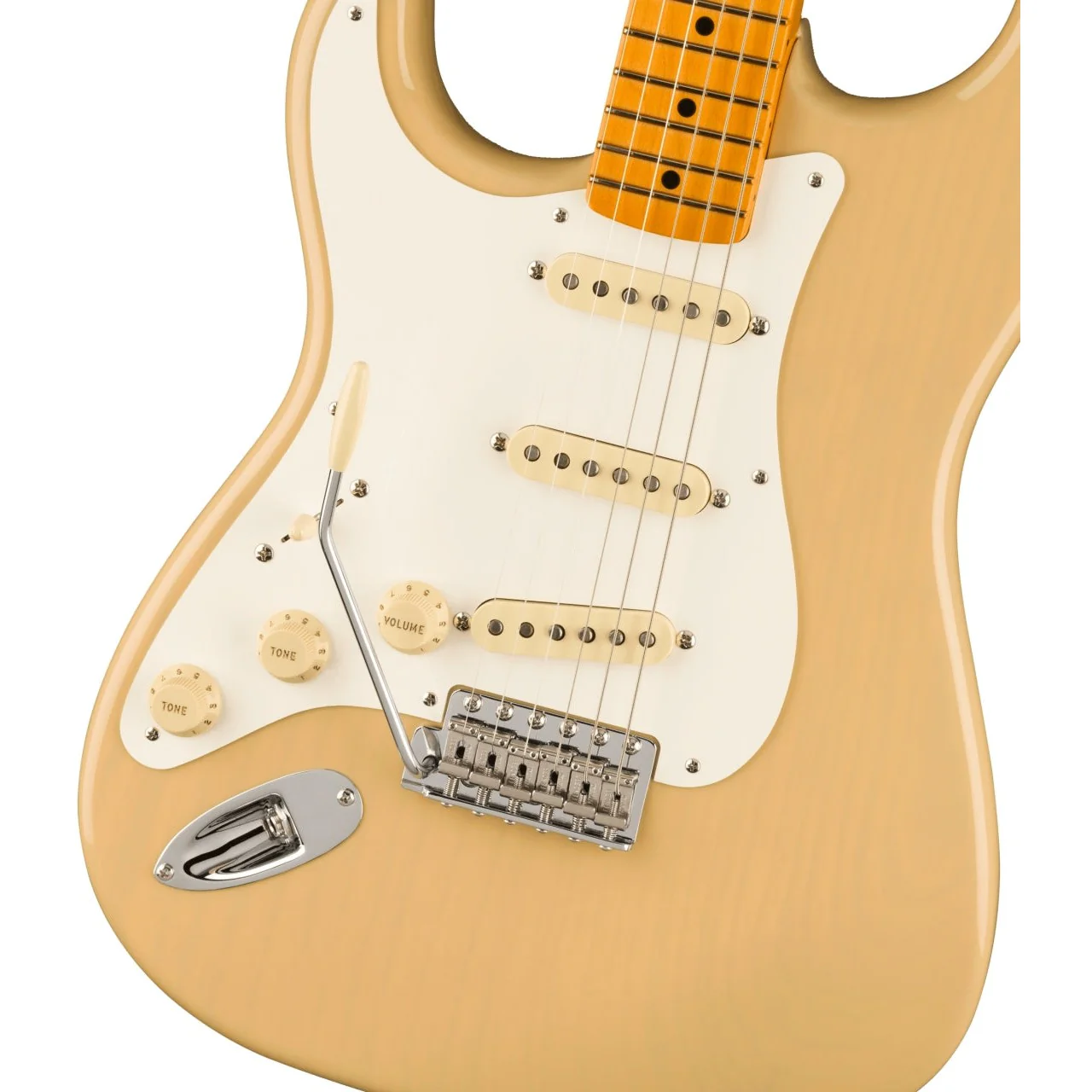 Fender - American Vintage II 1957 Stratocaster® Left-Hand - Maple Fingerboard - Vintage Blonde  - 011-0242-807 - Image 4