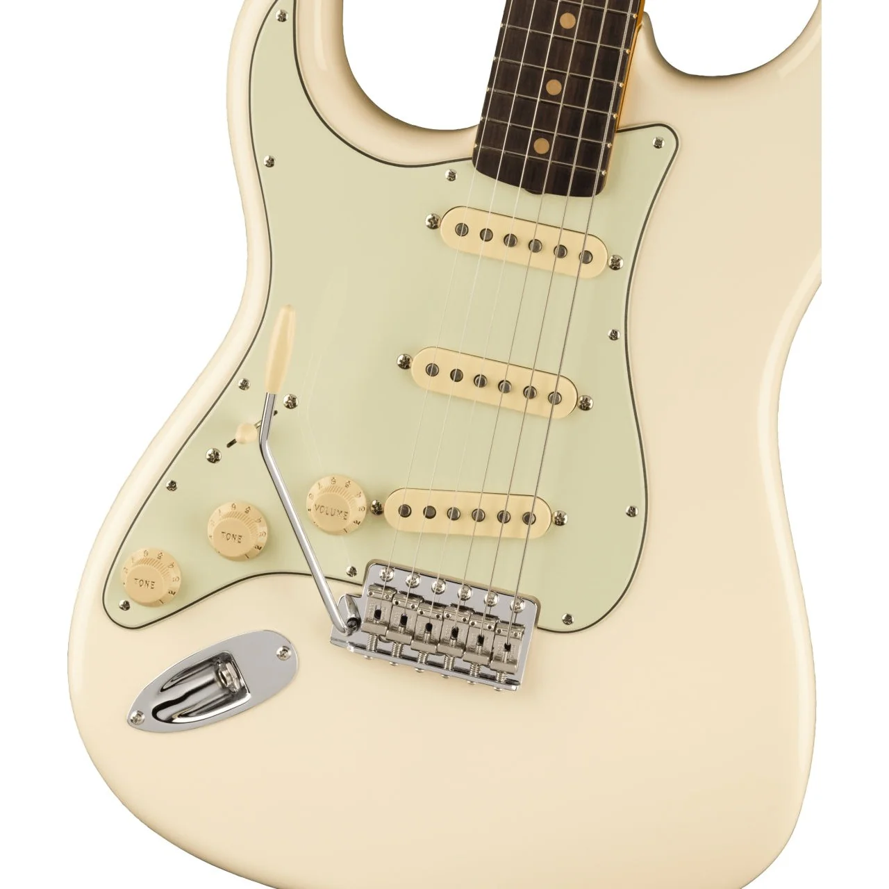 Fender - American Vintage II 1961 Stratocaster® Left-Hand - Rosewood Fingerboard - Olympic White - 011-0260-805 - Image 4