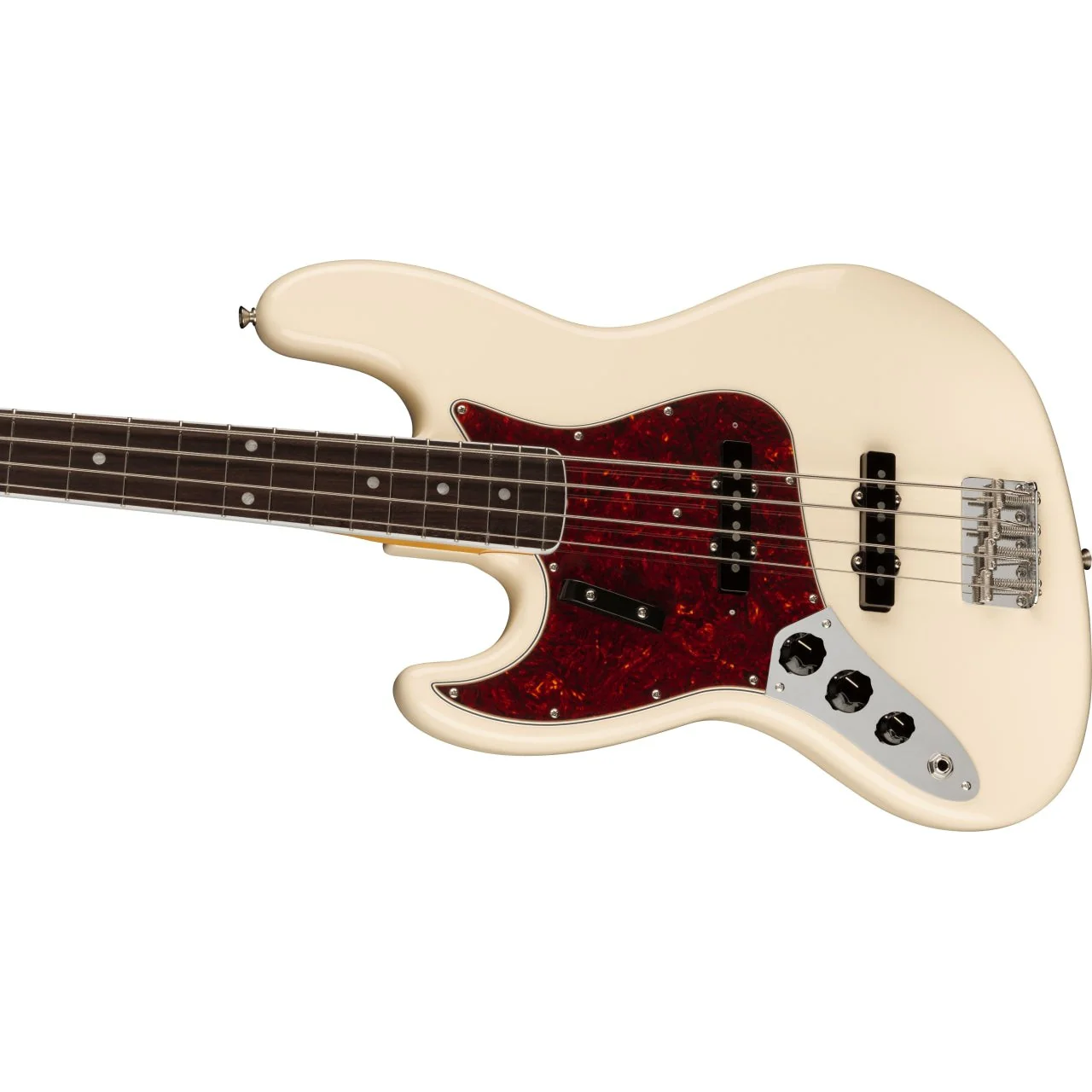 Fender - American Vintage II 1966 Jazz Bass® Left-Hand - Rosewood Fingerboard - Olympic White - 019-0180-805 - Image 3