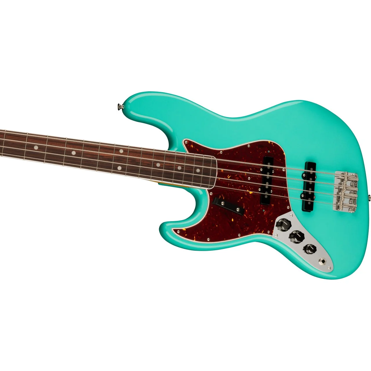 Fender - American Vintage II 1966 Jazz Bass® Left-Hand - Rosewood Fingerboard - Sea Foam Green - 019-0180-849 - Image 3