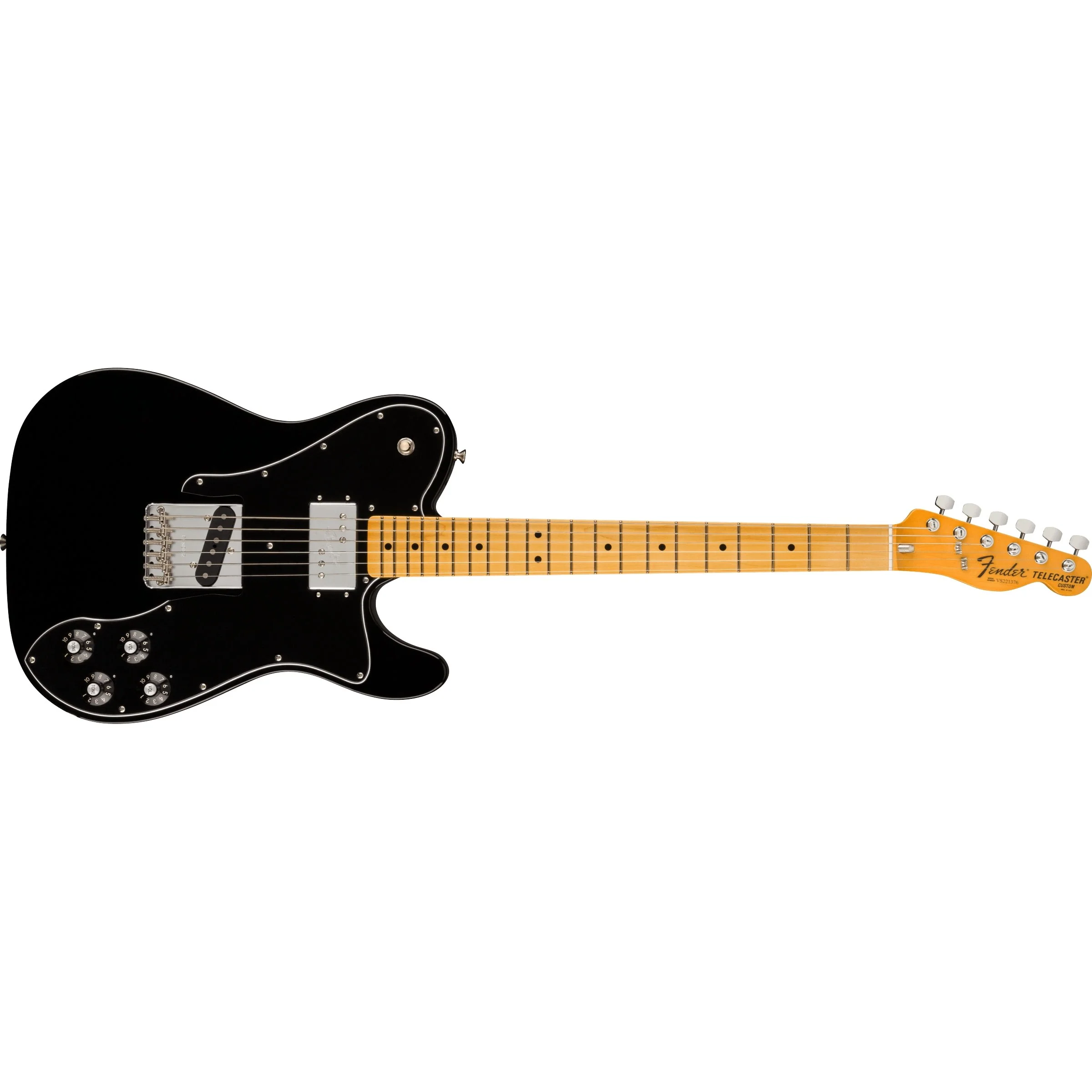 Fender - American Vintage II 1977 Telecaster® Custom - Maple Fingerboard - Black - 011-0442-806