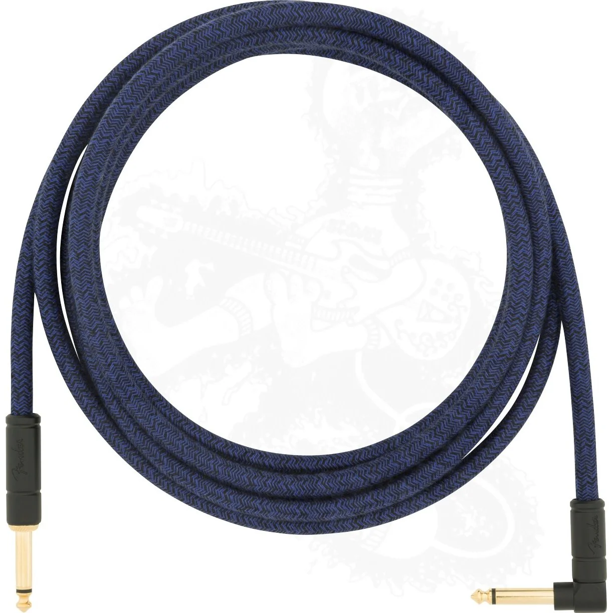 Fender - Angled Festival Instrument Cable, Blue  Blue Dream 099-0910-073
