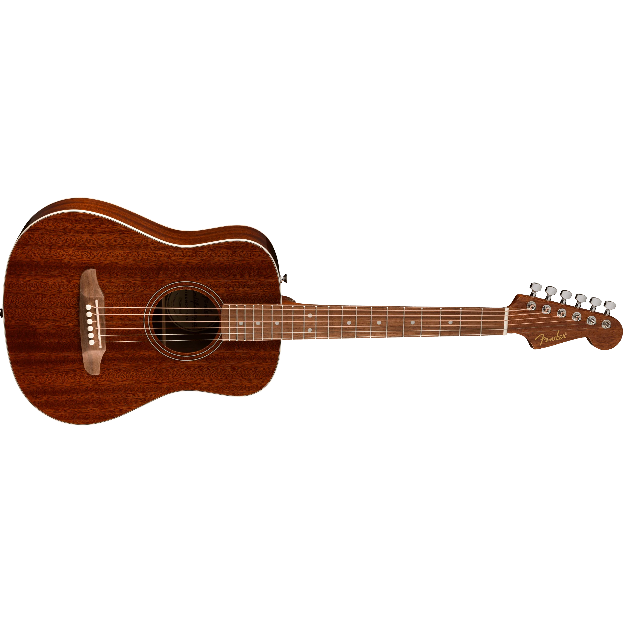 Fender - California Standard Redondo™ Mini with Bag - Sapele Top - Natural Sapele - Image 3