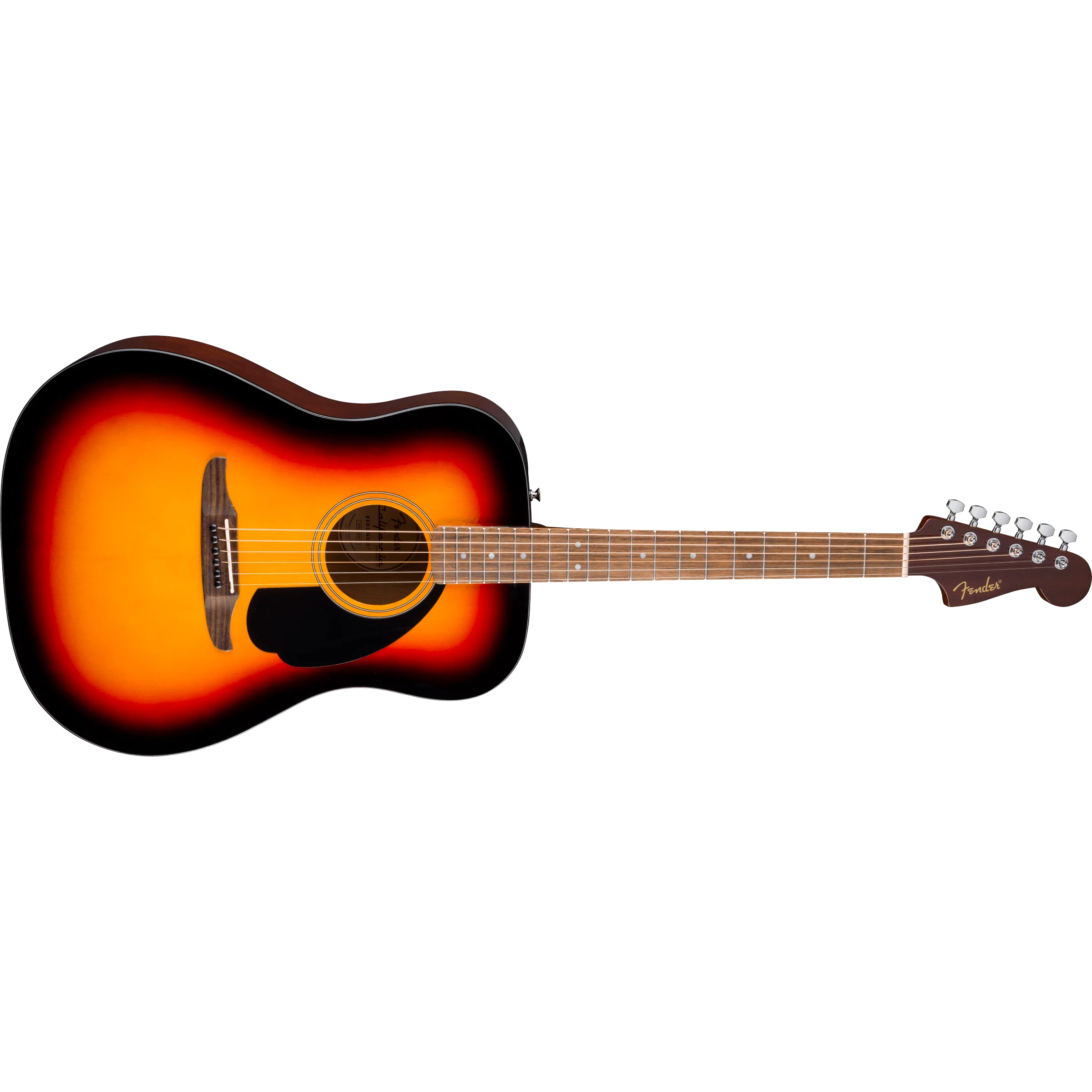 Fender - California Standard Redondo™ - Spruce Top - Black Pickguard - 3-Color Sunburst - Image 3