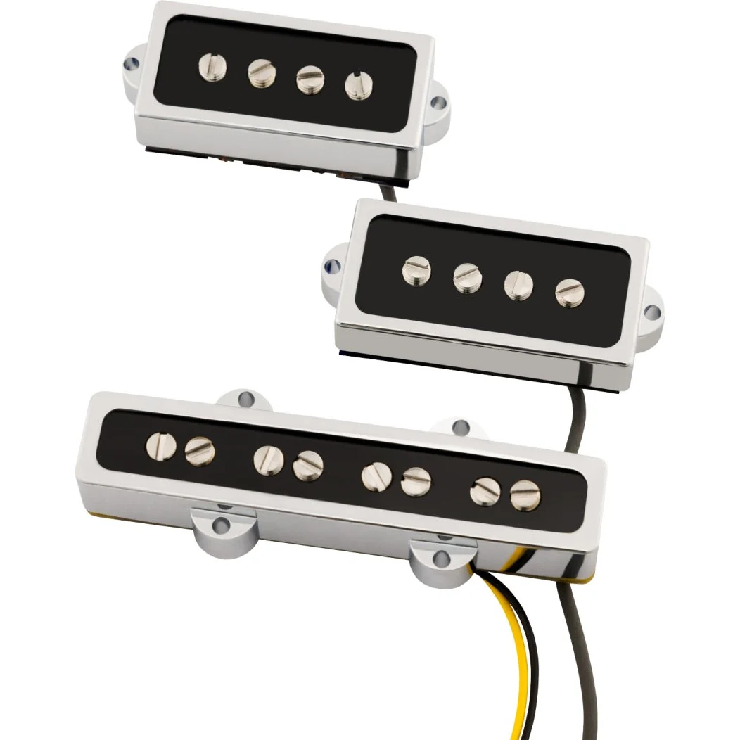 Fender - Cobalt Chrome P/J Bass® Pickup Set 099-2377-000 - Image 2