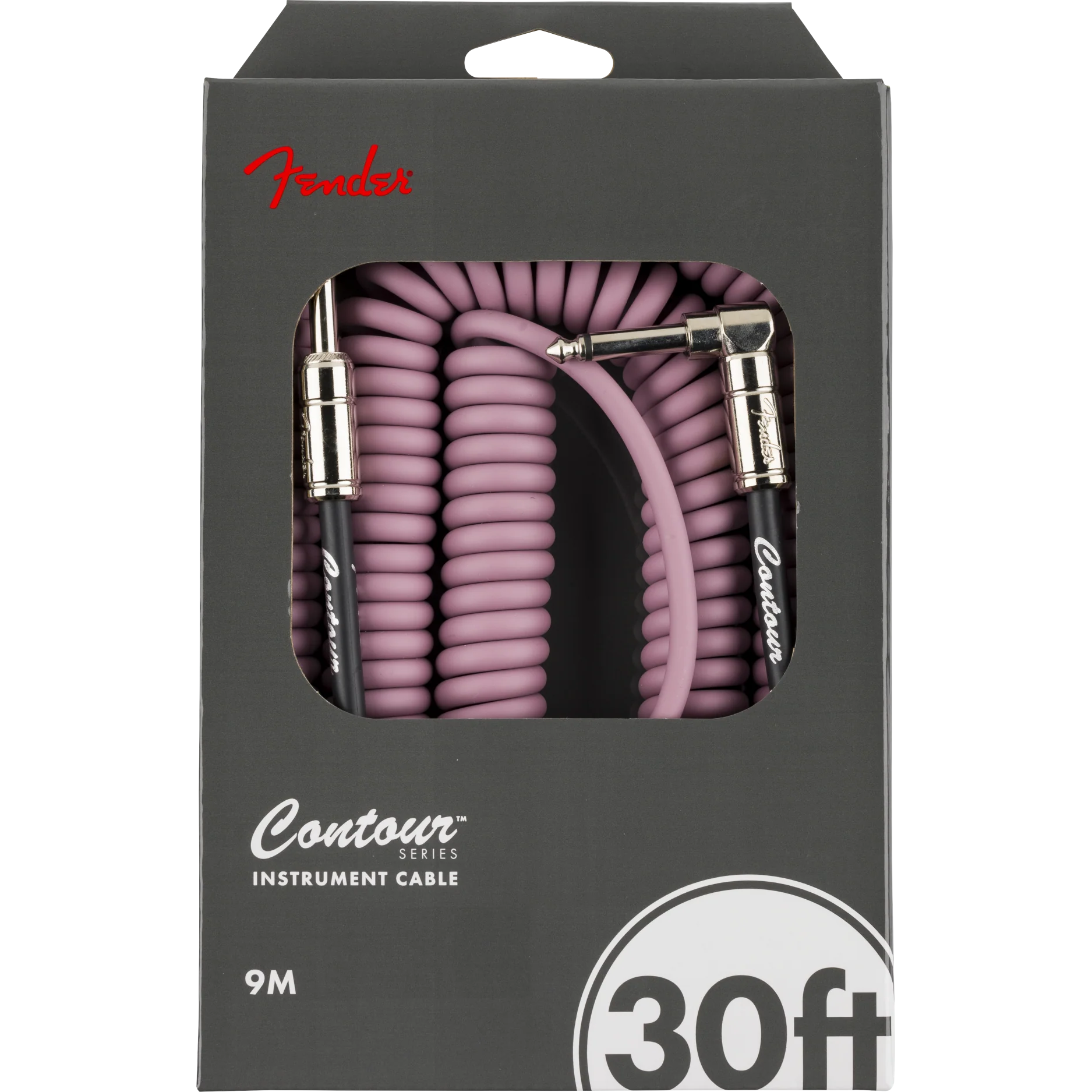 Fender - Contour™ 30' Coiled Cable - Burgundy Mist - 099-0573-066 - Image 4