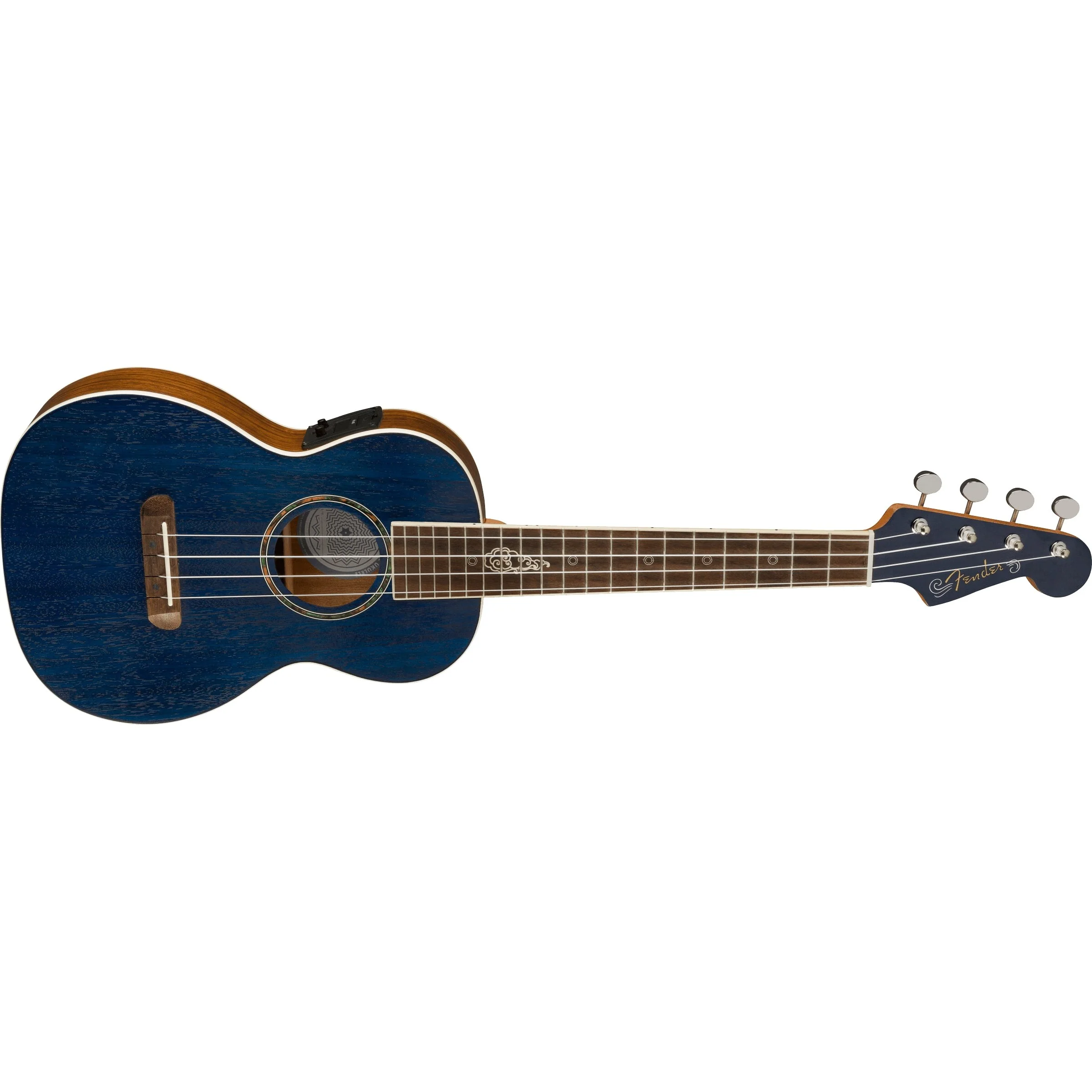 Fender - Dhani Harrison Uke  097-1752-127 Sapphire Blue Transparent - Image 2