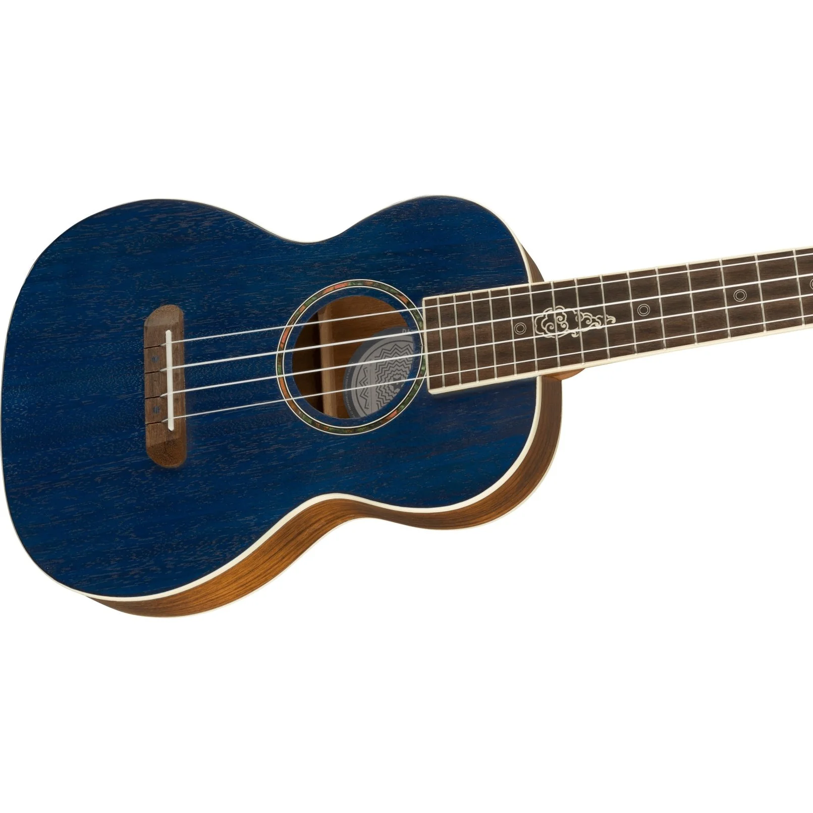 Fender - Dhani Harrison Uke  097-1752-127 Sapphire Blue Transparent - Image 3