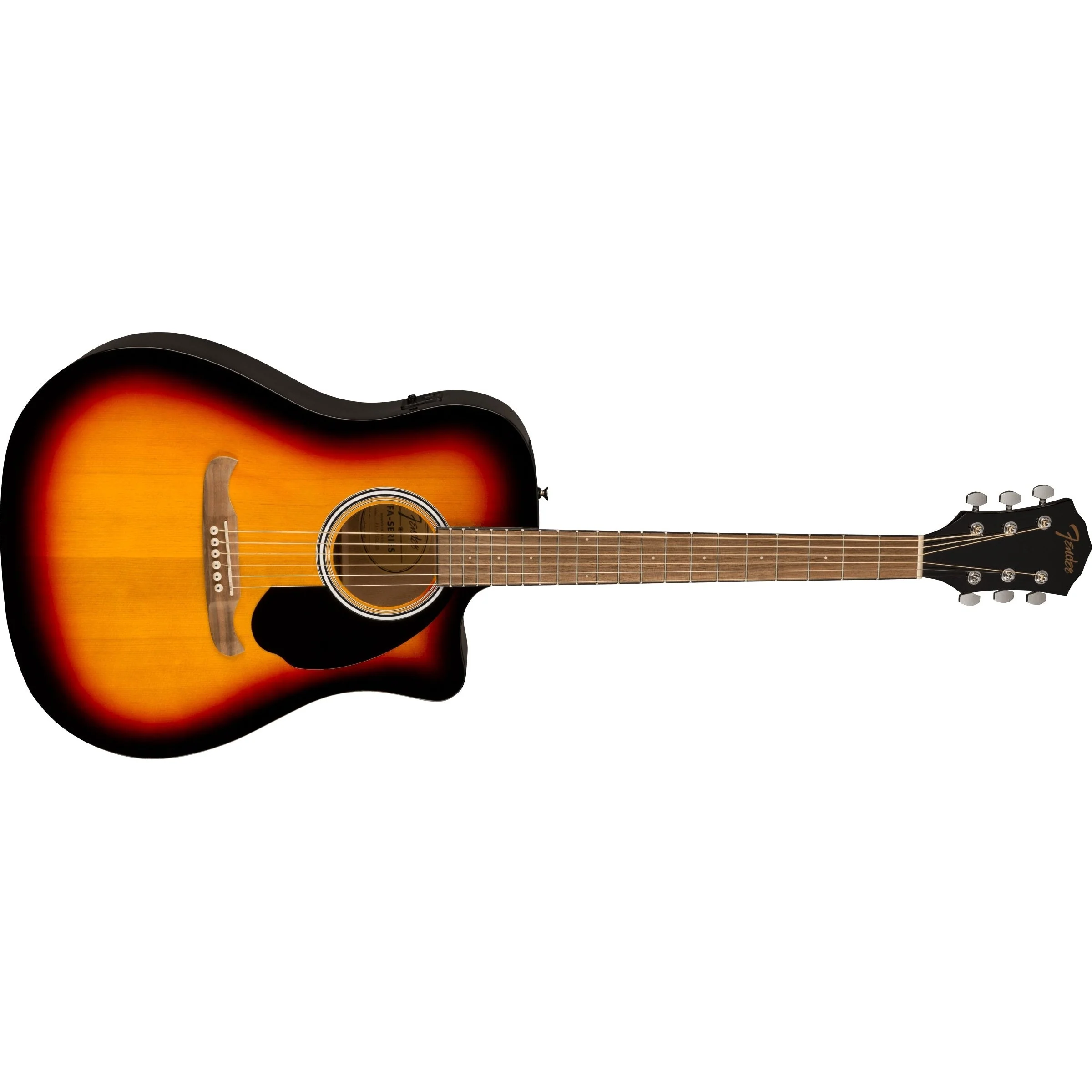 Fender - FA-125CE Dreadnought - Walnut Fingerboard - Sunburst 097-2713-532 - Image 5