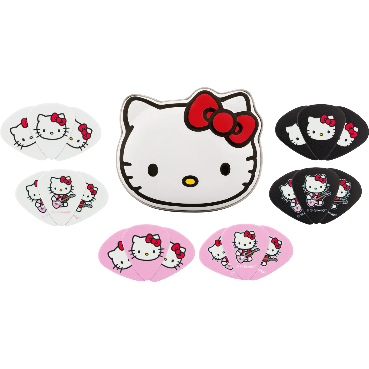 Fender - Fender® x Hello Kitty® 18 Pack Pick Tin - Medium - 198-0351-056