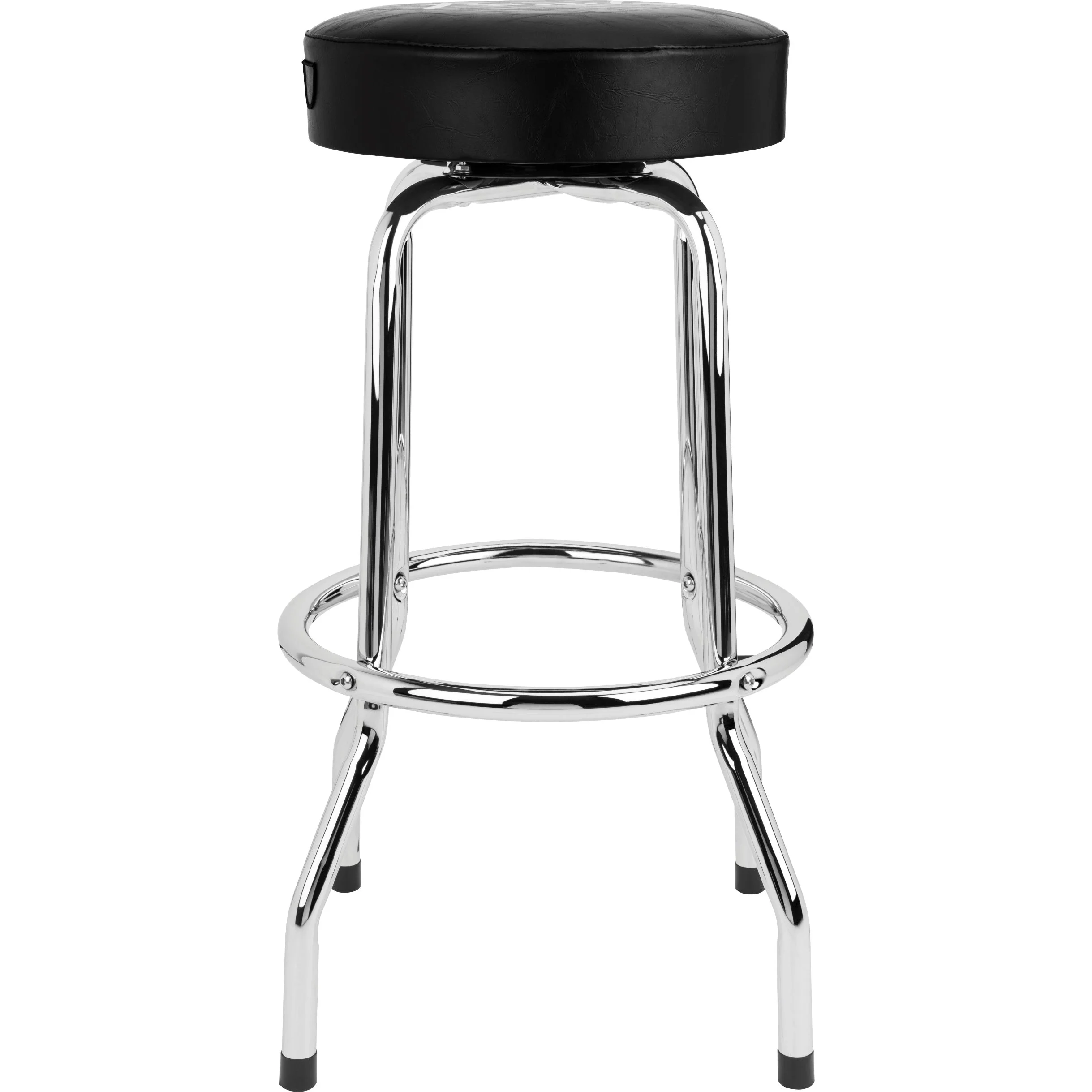 Fender - Fender® Spaghetti Logo Pick Pouch Barstool - Black/Chrome - 30" 919-2022-013 - Image 2