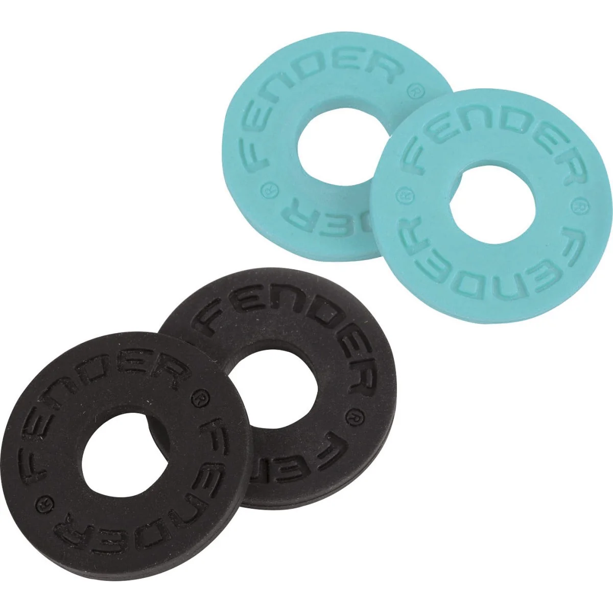 Fender - Fender Strap Blocks  099-0819-010 Black and Daphne Blue