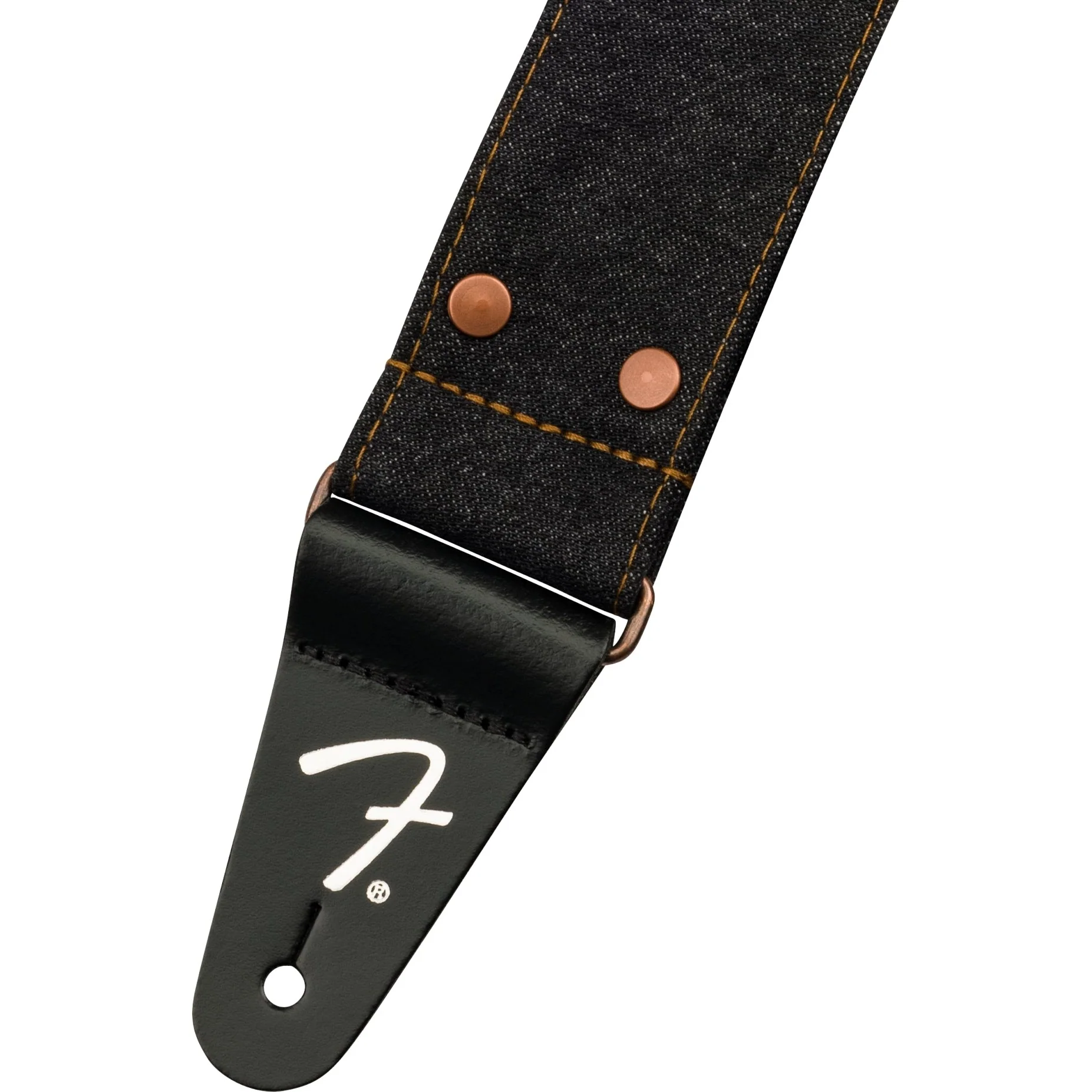 Fender - Fender® x Wrangler® Riveted Denim Strap - Black 099-0638-005