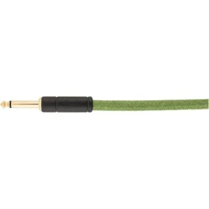 Fender - Festival Instrument Cable - Straight/Angle - 18.6' - Pure Hemp - Green - 099-0918-062 - Image 3