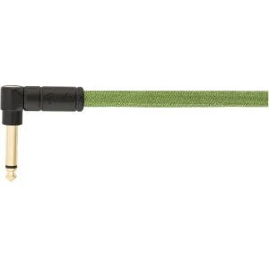 Fender - Festival Instrument Cable - Straight/Angle - 18.6' - Pure Hemp - Green - 099-0918-062 - Image 4