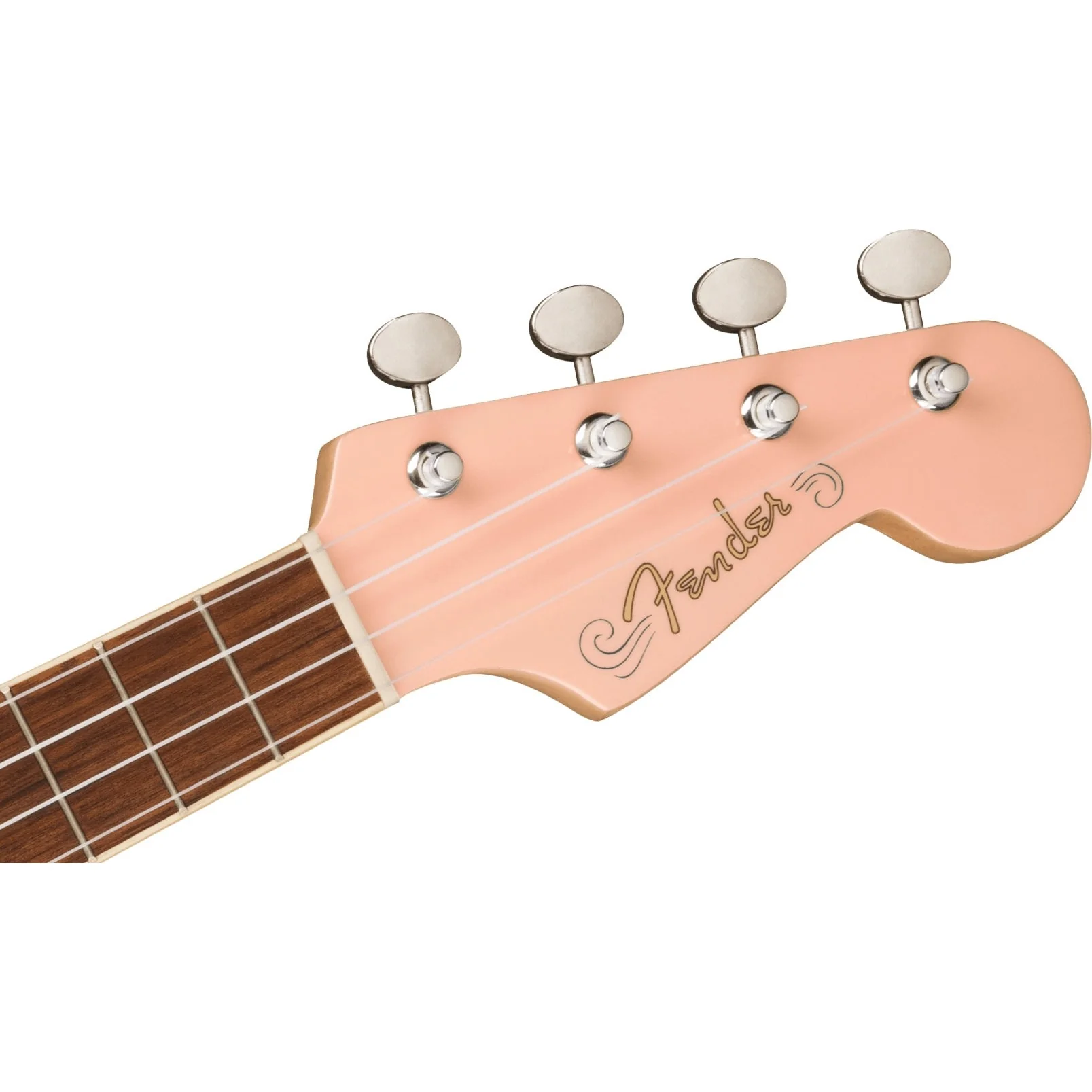 Fender - Fullerton Jazzmaster® Uke -  Walnut Fingerboard -  Tortoiseshell Pickguard -  Shell Pink  - 097-0533-556 - Image 3