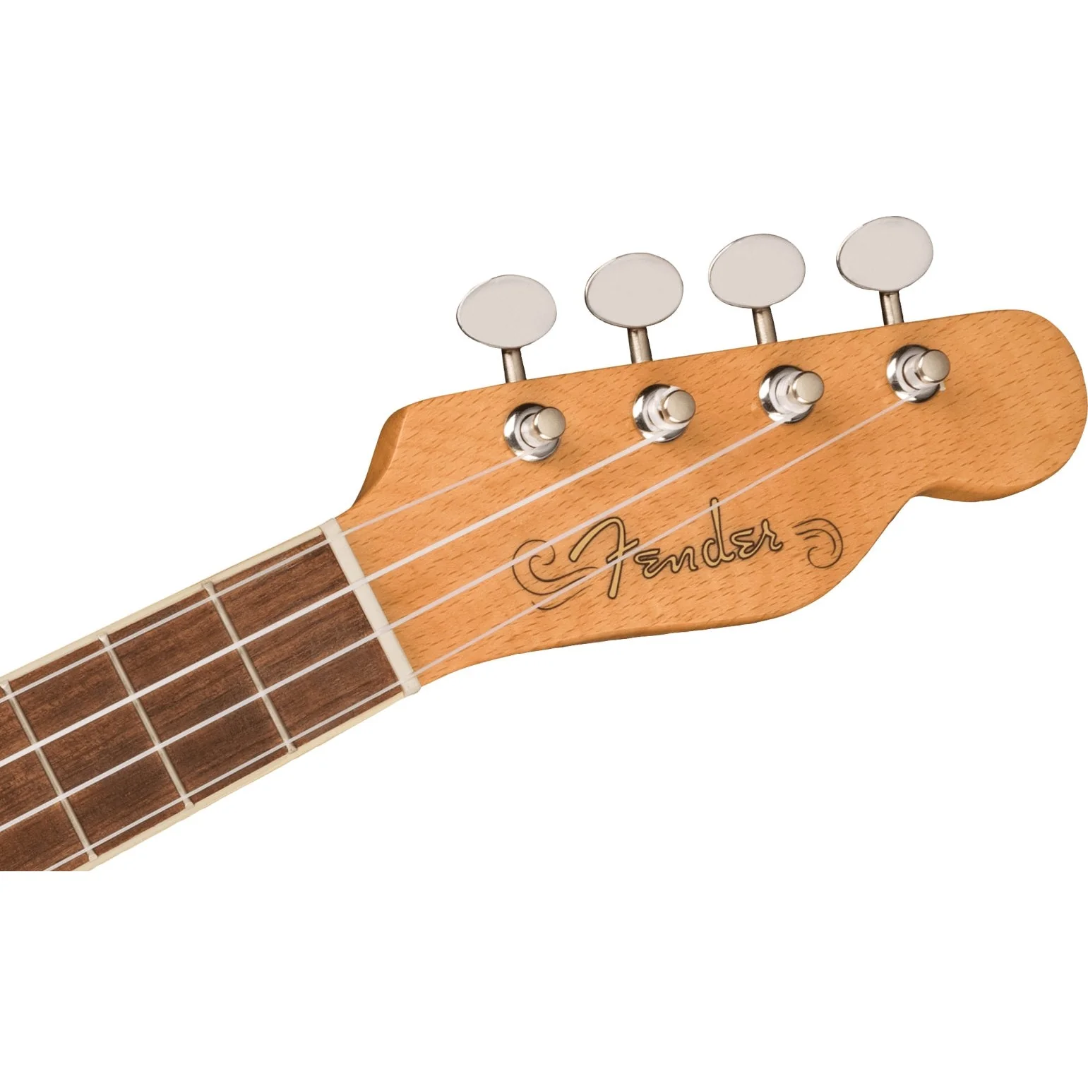 Fender - Fullerton Tele® Uke - Walnut Fingerboard - White Pickguard - Lake Placid Blue - 097-0513-502 - Image 3