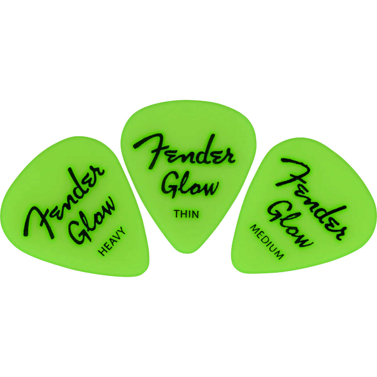 Fender - Glow In The Dark 351 Picks - 12-Pack - 198-0351-020