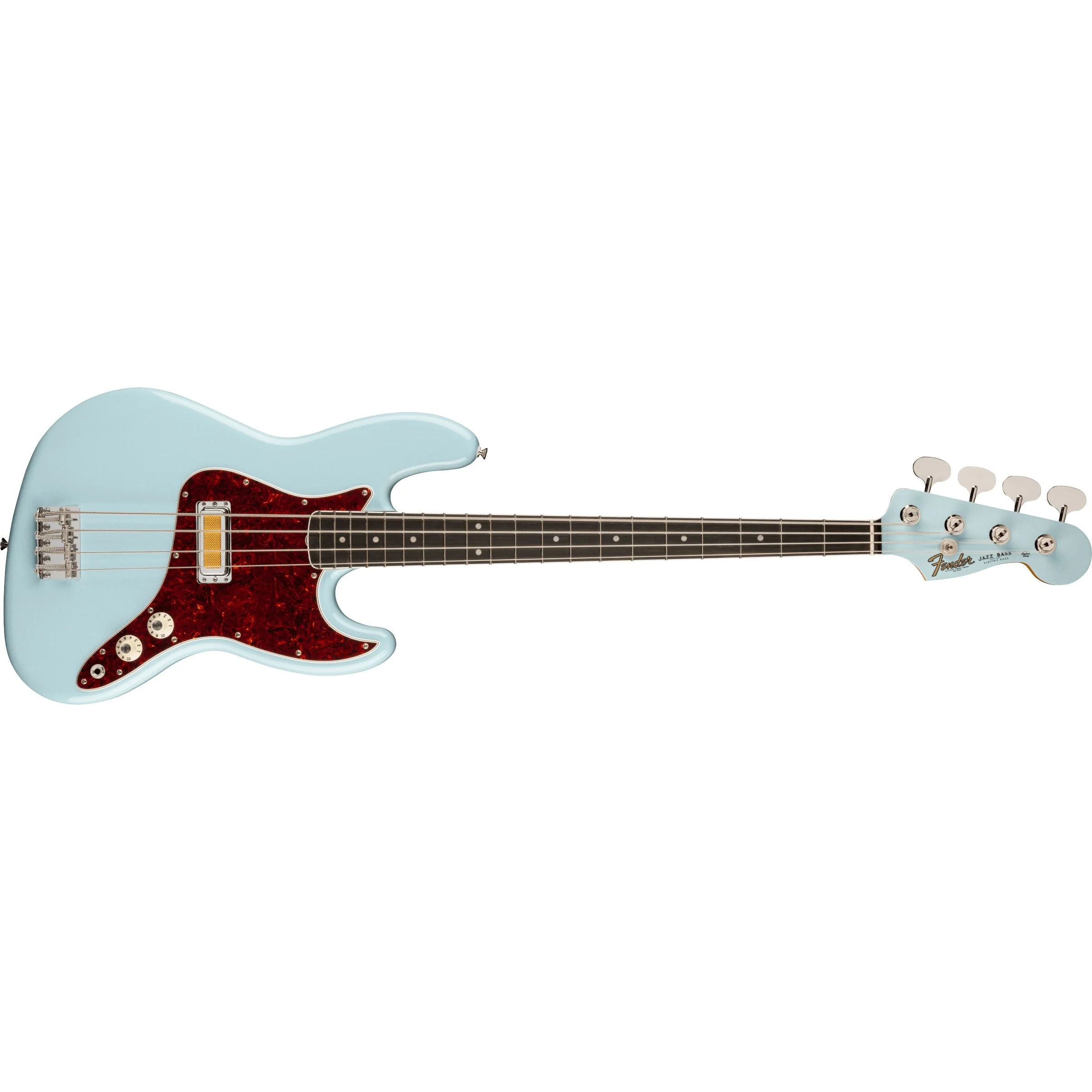 Fender - Gold Foil Jazz Bass® - Ebony Fingerboard - Sonic Blue 014-0711-372