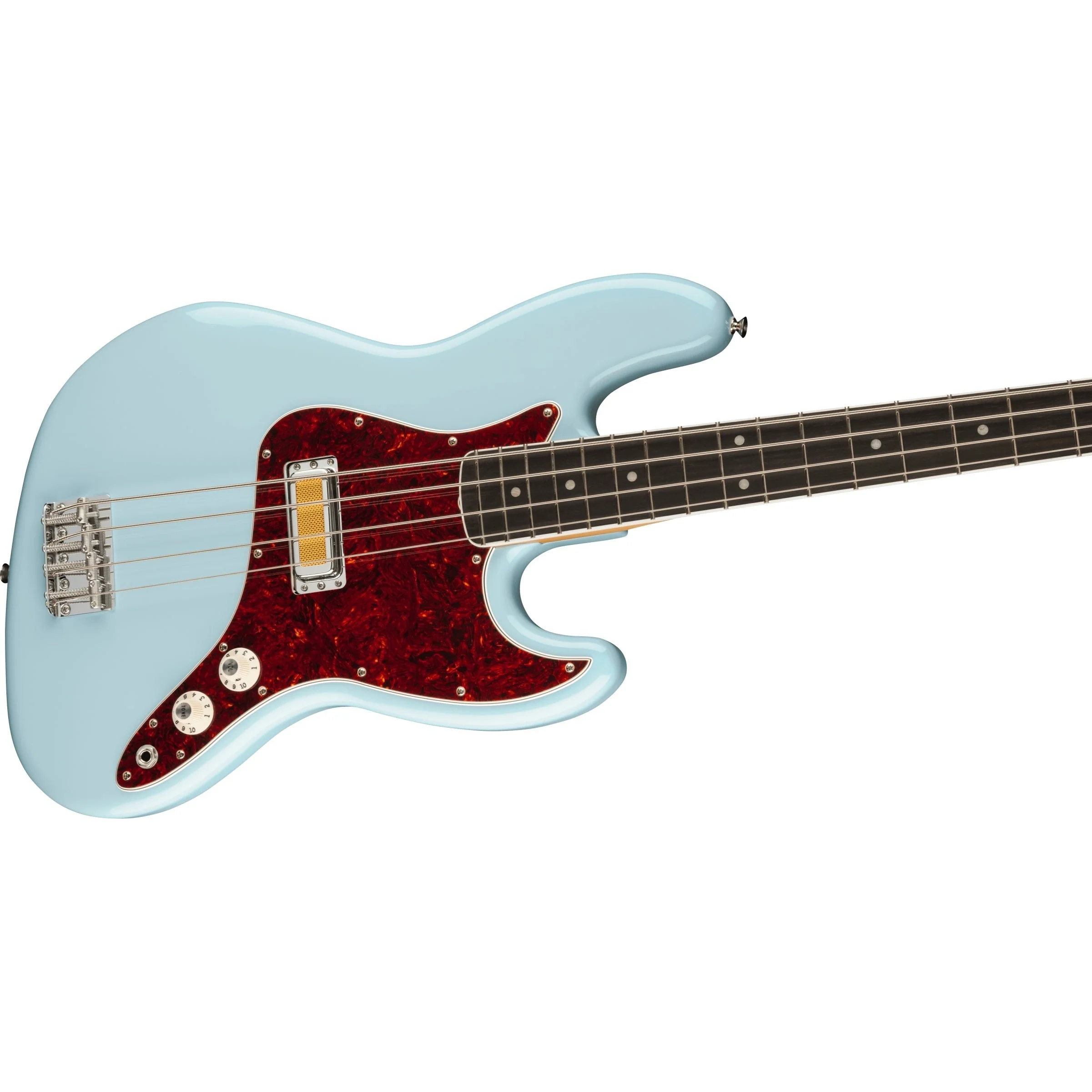Fender - Gold Foil Jazz Bass® - Ebony Fingerboard - Sonic Blue 014-0711-372 - Image 3