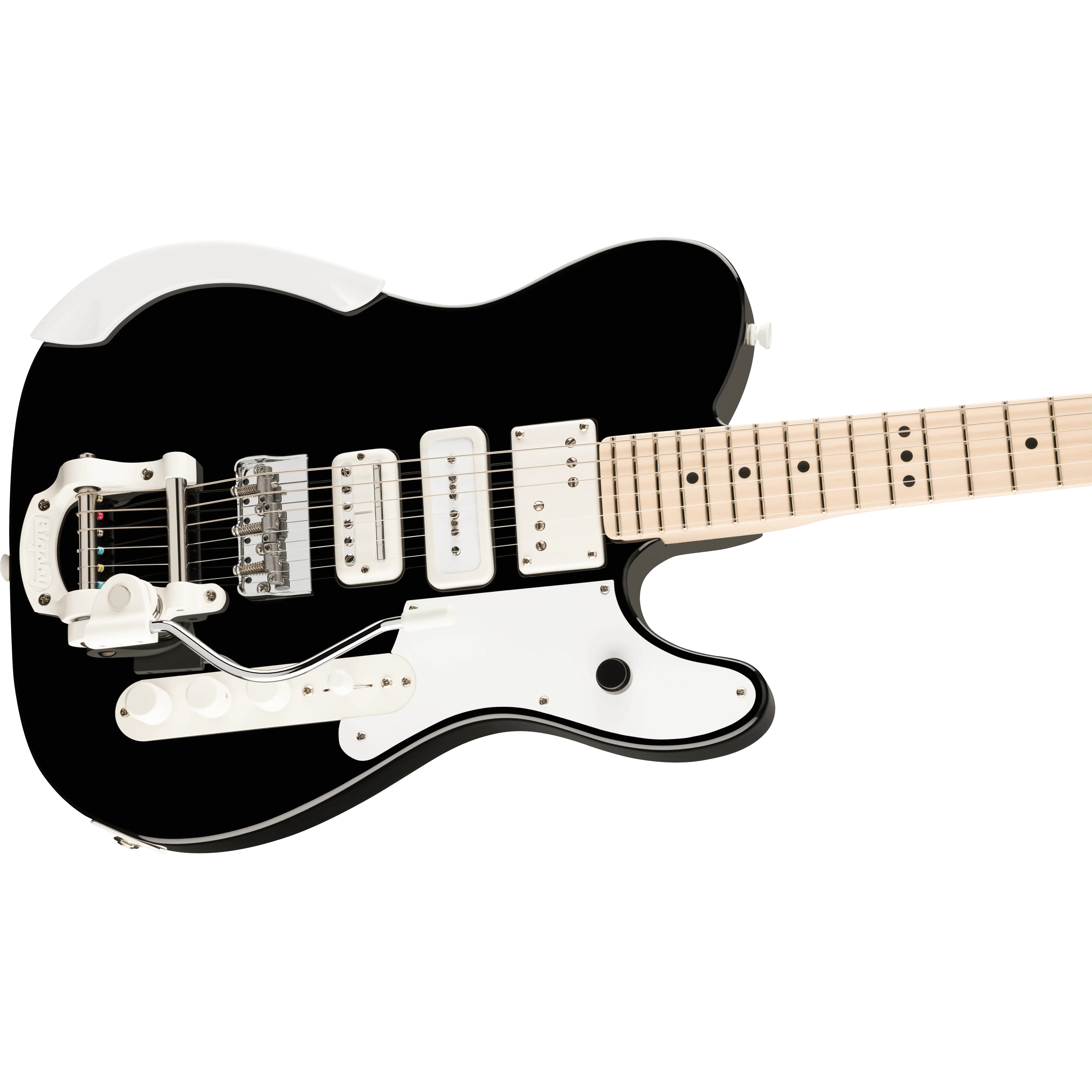 Fender - Jack White Triplecaster® - Maple Fingerboard - Black - 017-6812-706 - Image 4