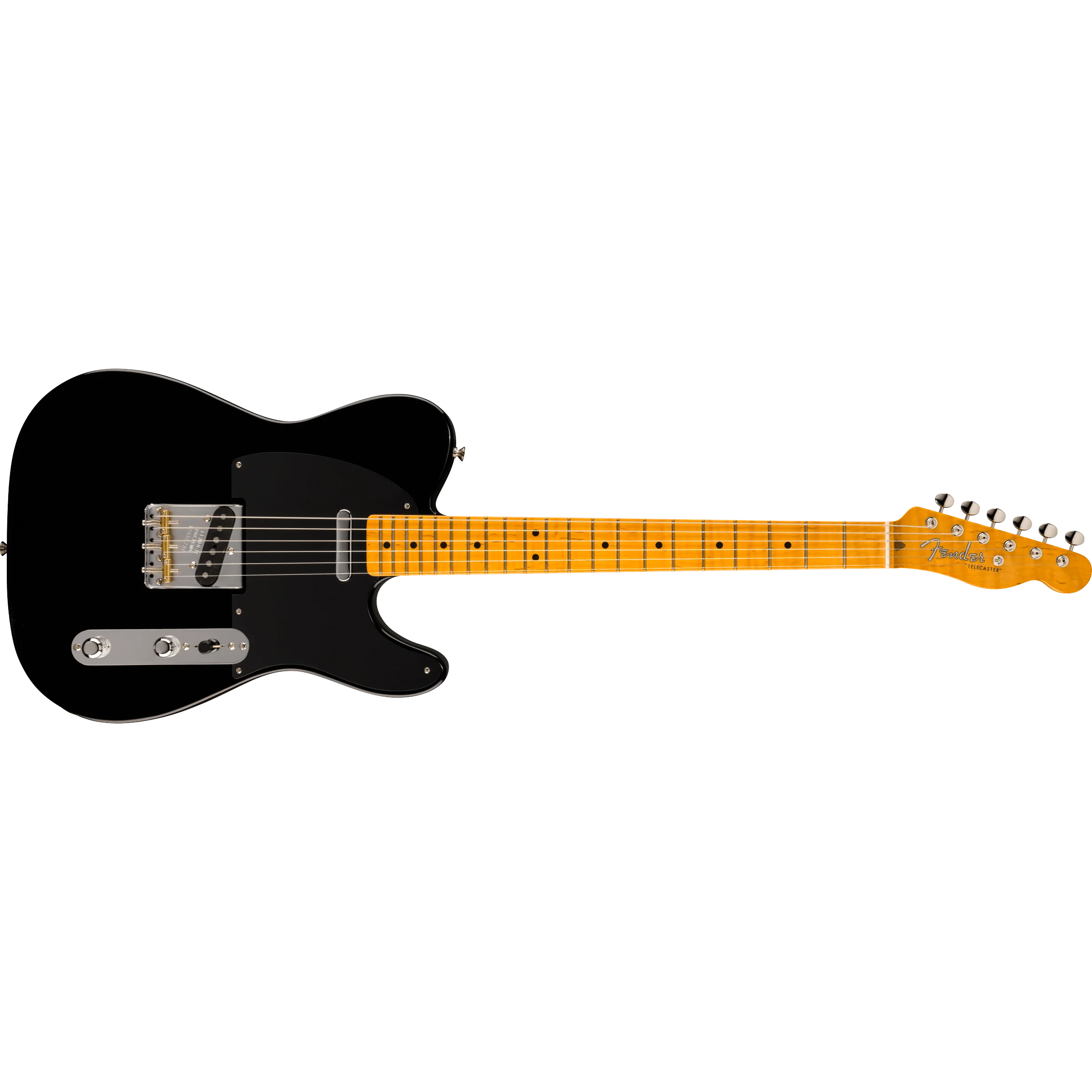 Fender - Limited Edition American Vintage II 1951 Telecaster® - Flame Maple Fingerboard - Black - 017-0312-806