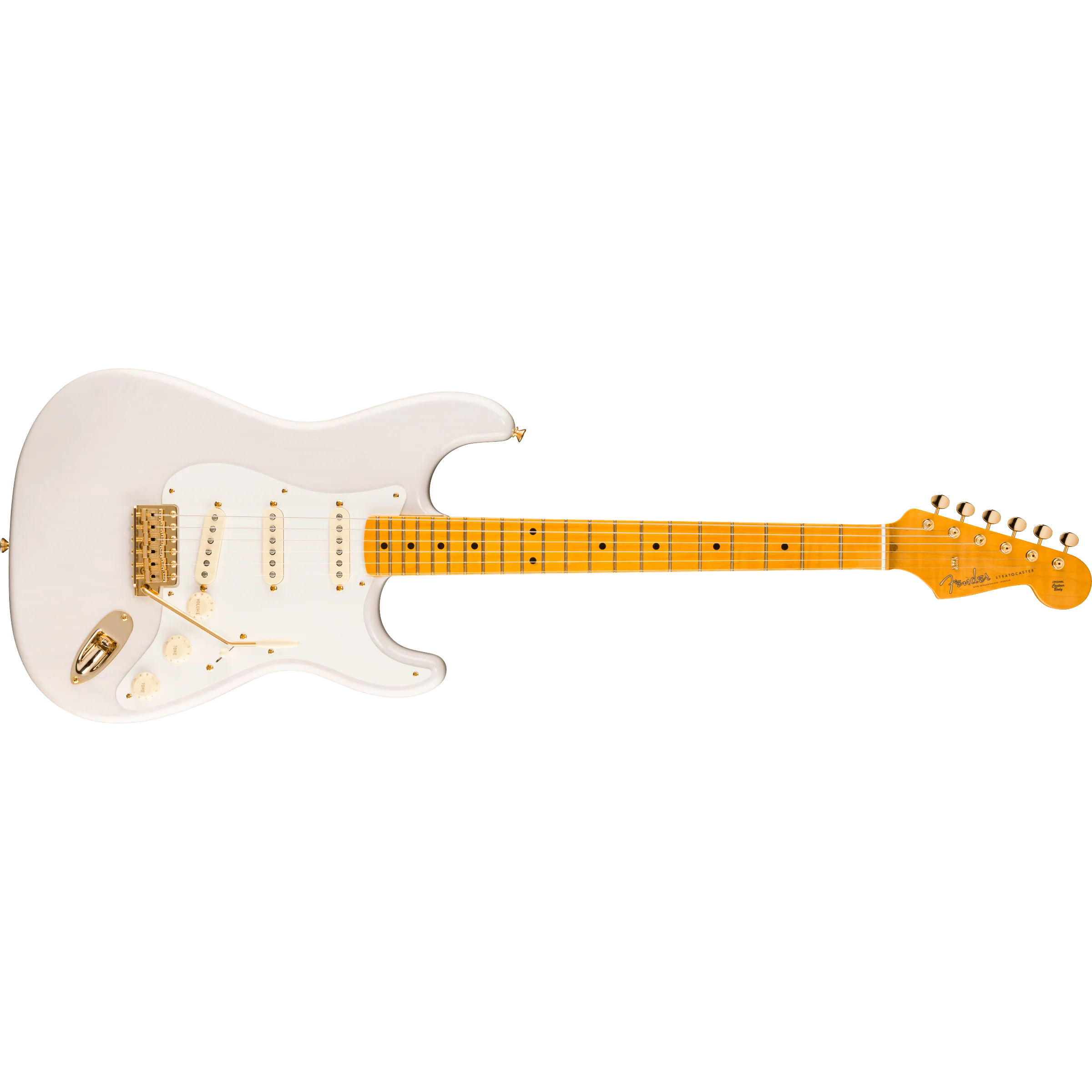 Fender - Limited Edition American Vintage II 1957 Stratocaster® - Flame Maple Fingerboard - White Blonde - 017-0232-801