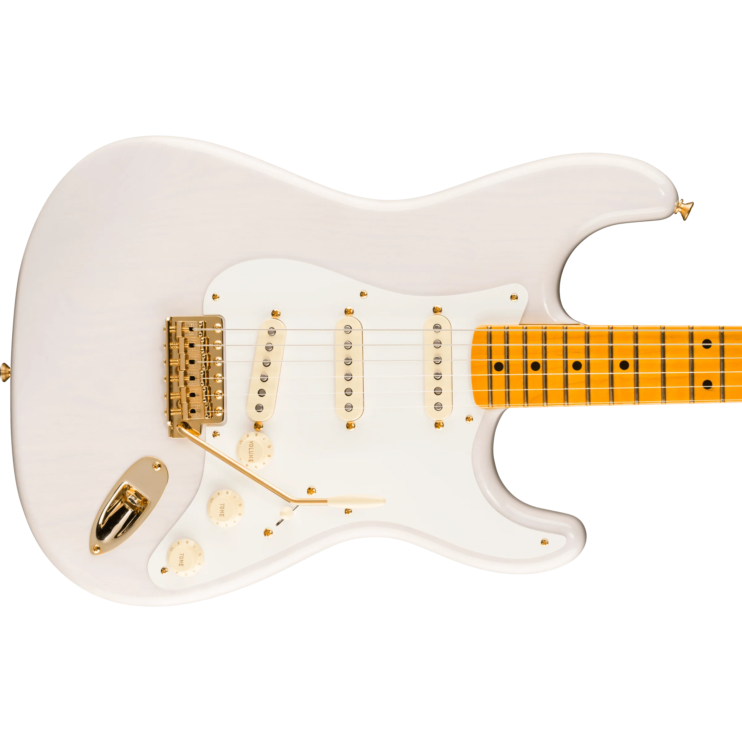 Fender - Limited Edition American Vintage II 1957 Stratocaster® - Flame Maple Fingerboard - White Blonde - 017-0232-801 - Image 3