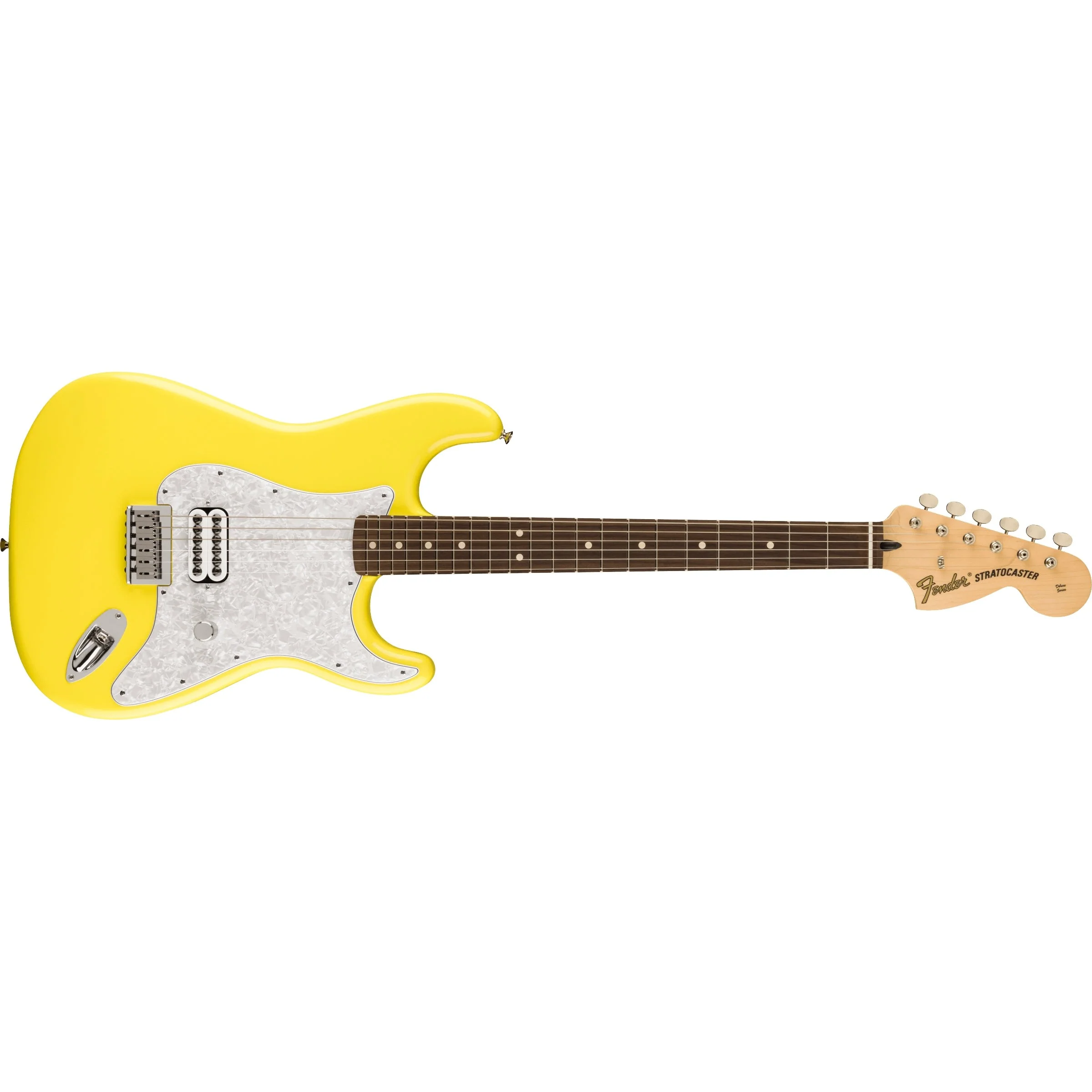 Fender - Limited Edition Tom DeLonge Stratocaster® - Rosewood Fingerboard - Graffiti Yellow 014-8020-363