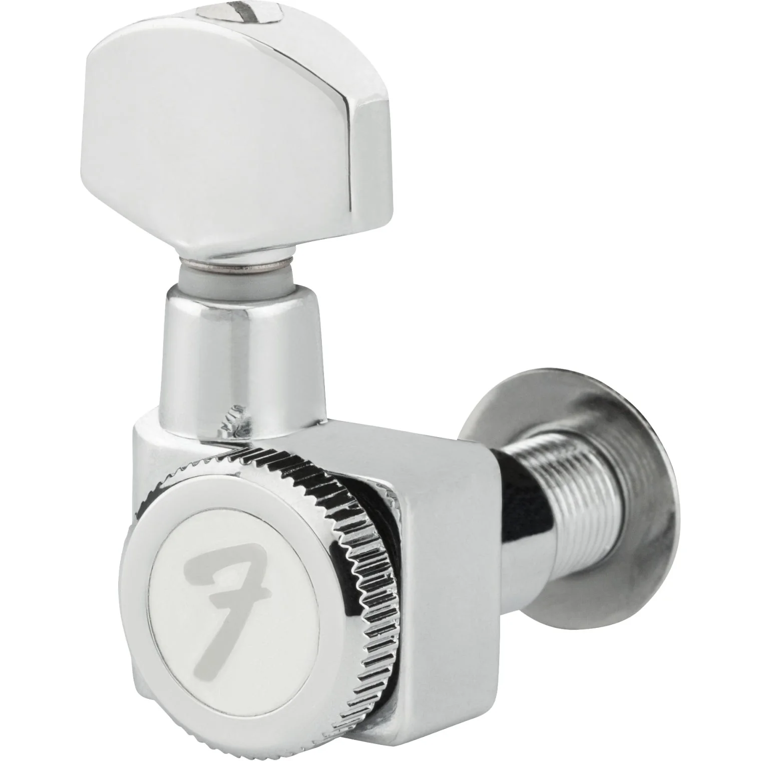 Fender - Locking Stratocaster®/Telecaster® Machine Heads  All Short Post  Chrome (6)  099-0818-105 Chrome - Image 4