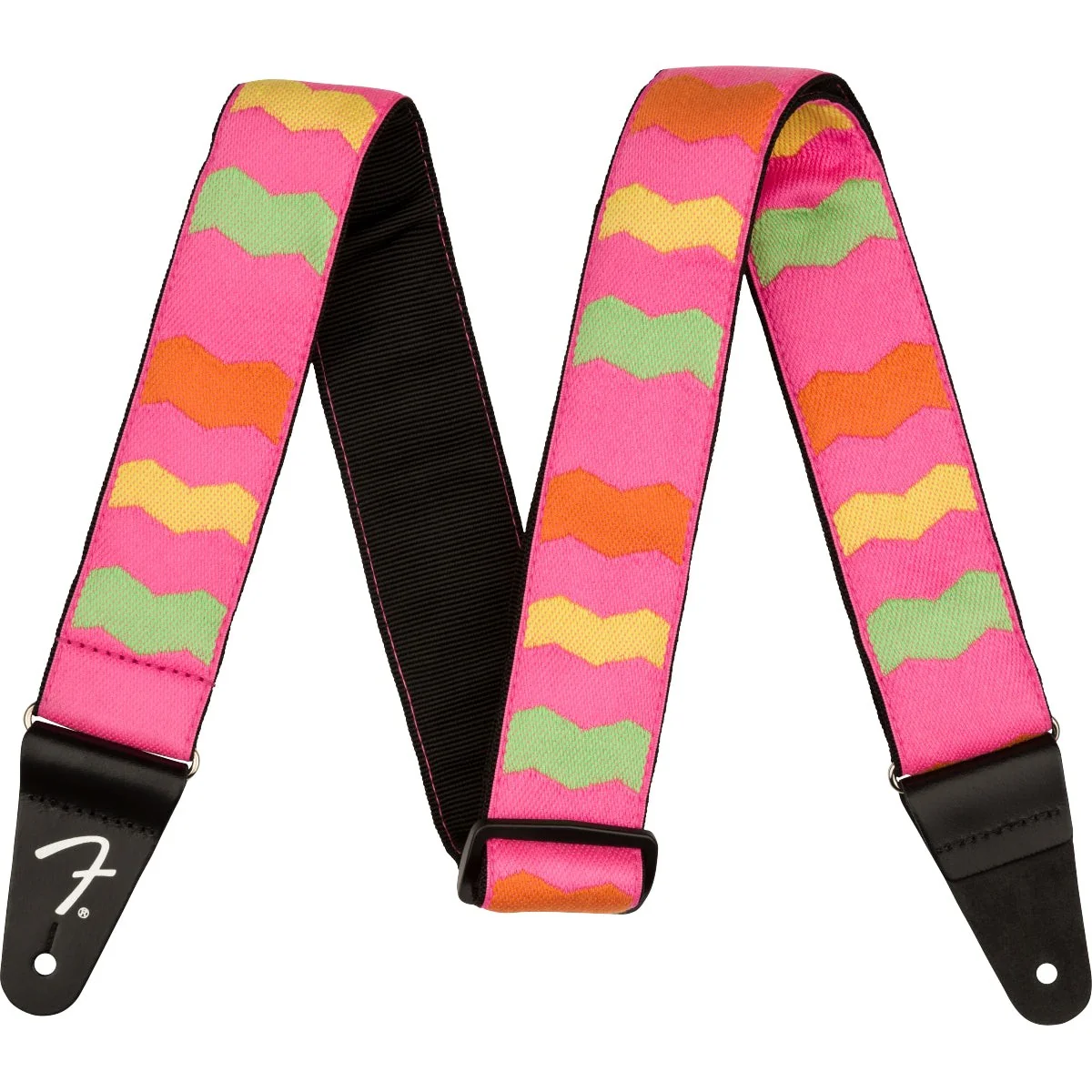 Fender - MonoNeon Woven Strap - Neon Pink - 2" 099-0623-070