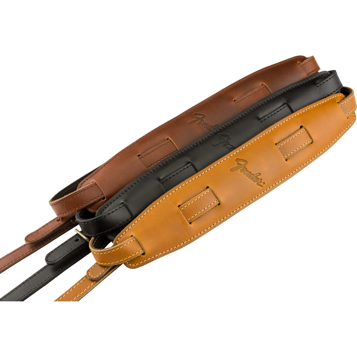 Fender - Mustang™ Saddle Strap  099-0689-121 Cognac - Image 4