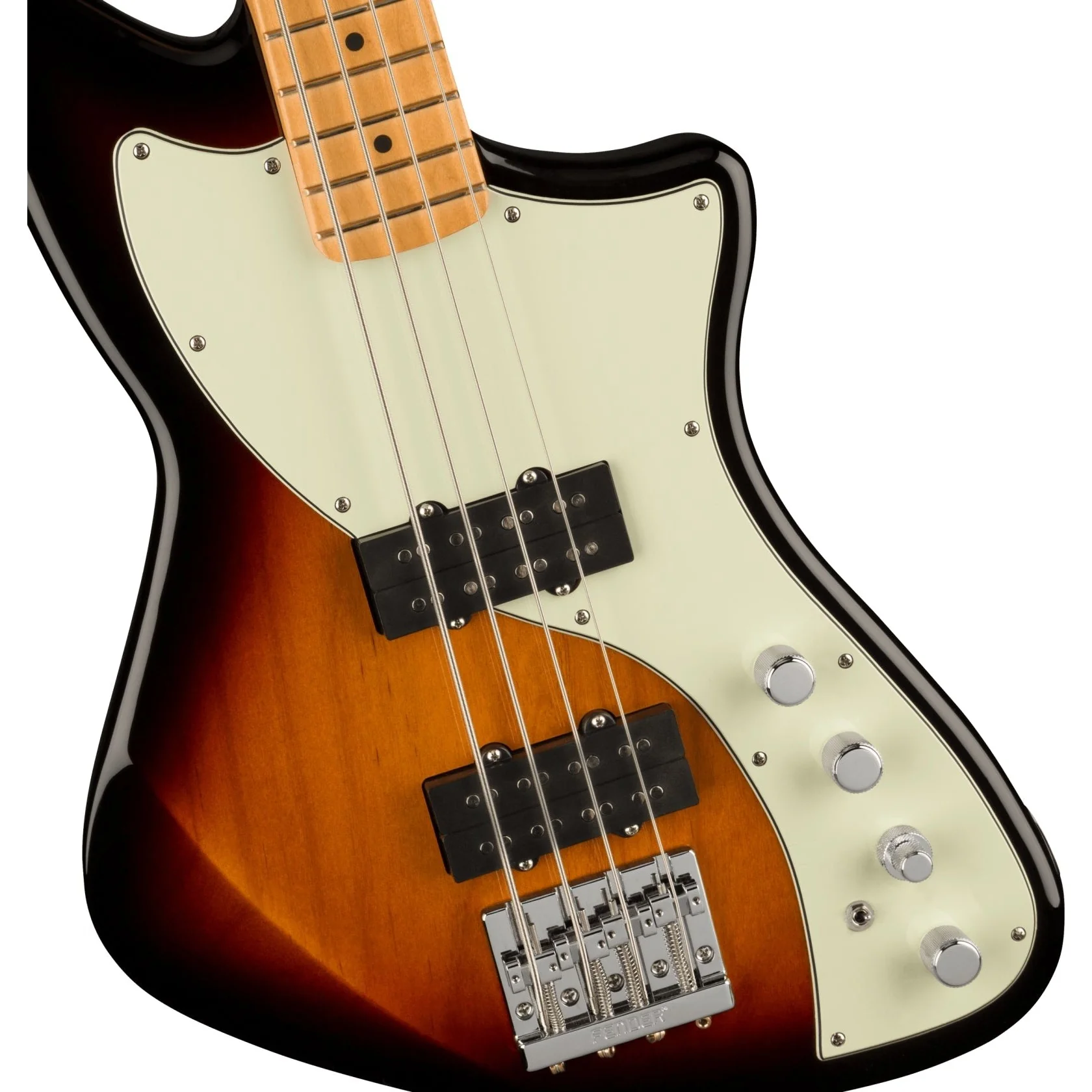Fender - Player Plus Active Meteora Bass® - Maple Fingerboard - 3-Color Sunburst 014-7392-300 - Image 4
