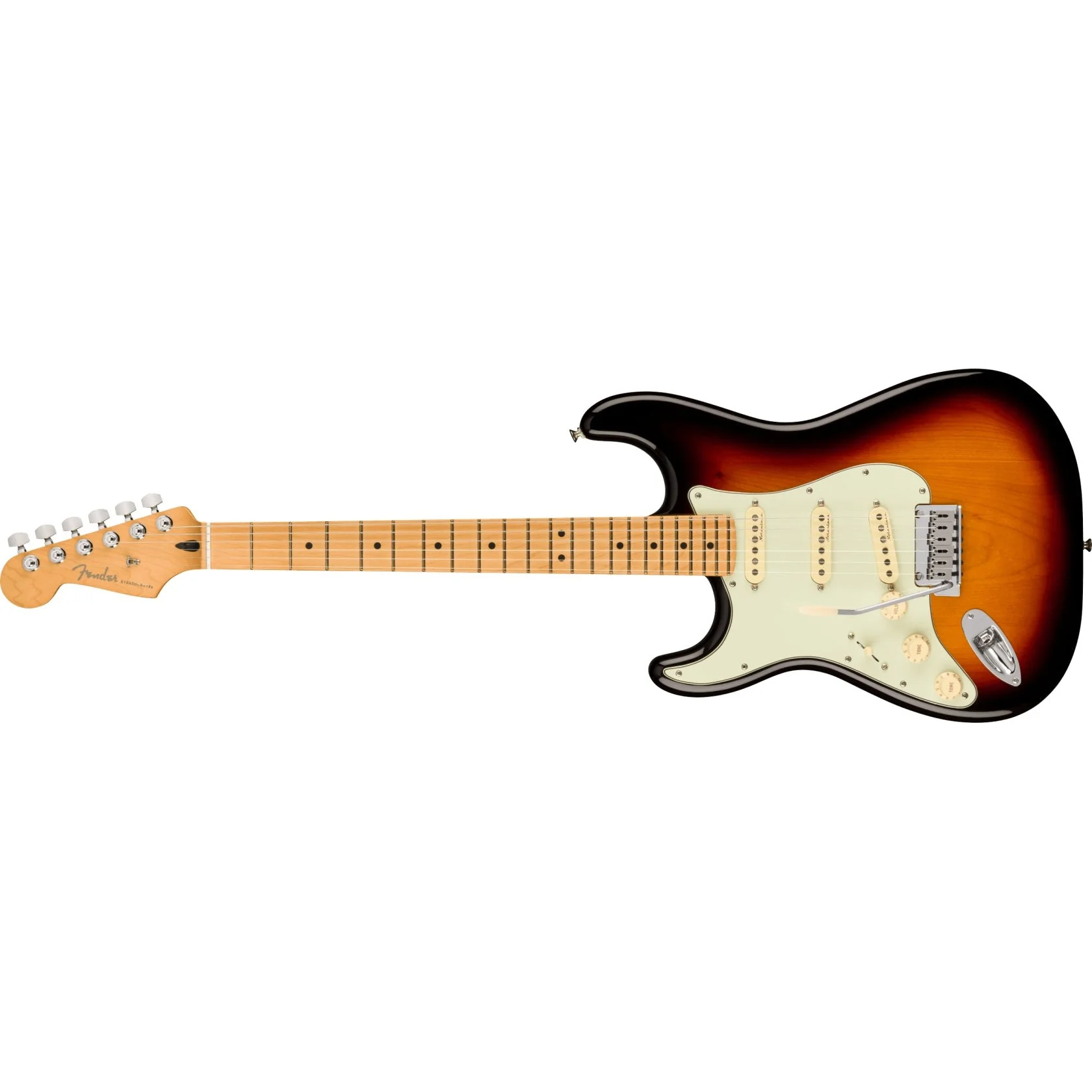 Fender - Player Plus Stratocaster® - Left-Hand - Maple Fingerboard - 3-Color Sunburst 014-7412-300