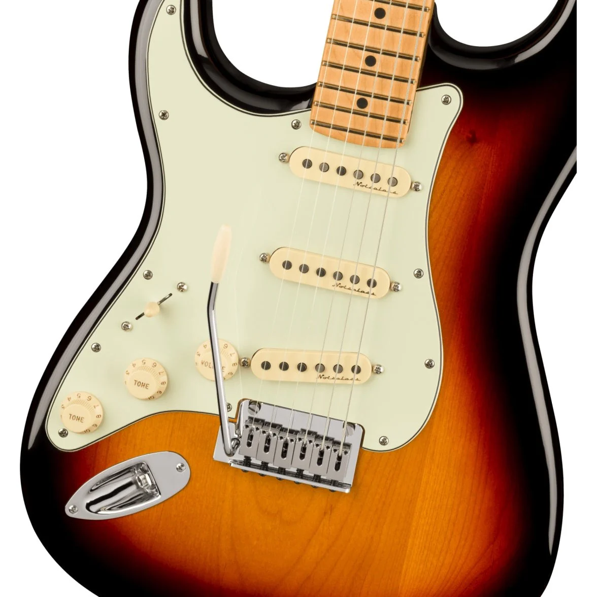 Fender - Player Plus Stratocaster® - Left-Hand - Maple Fingerboard - 3-Color Sunburst 014-7412-300 - Image 4