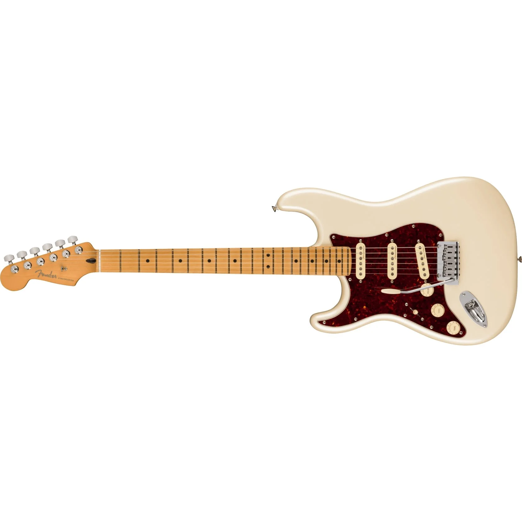 Fender - Player Plus Stratocaster® - Left-Hand - Maple Fingerboard - Olympic Pearl 014-7412-323