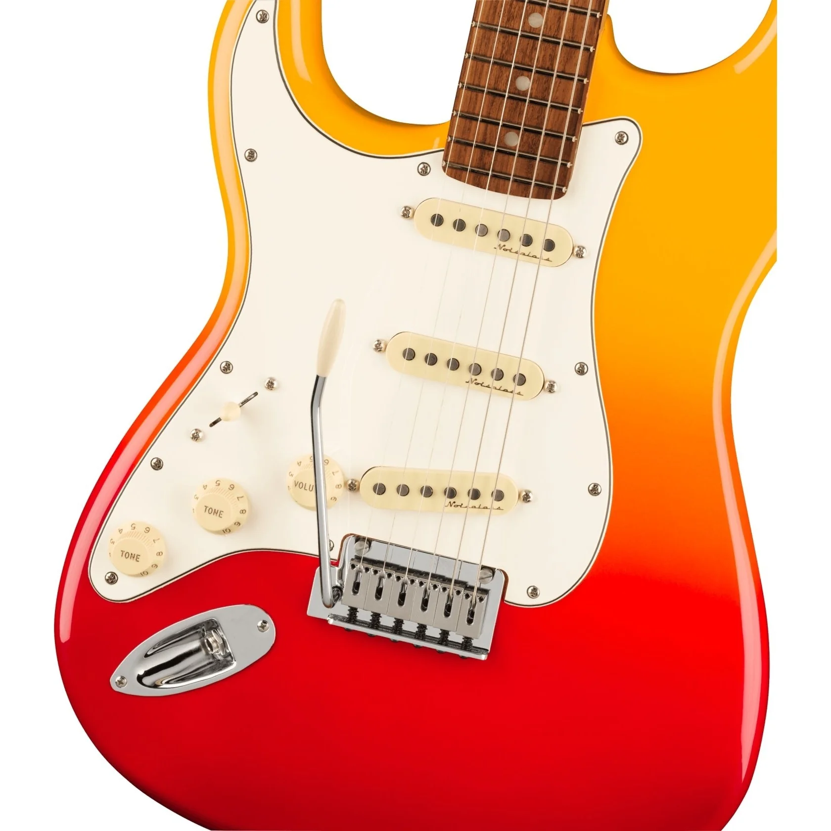 Fender - Player Plus Stratocaster® - Left-Hand - Pau Ferro Fingerboard - Tequila Sunrise 014-7413-387 - Image 4