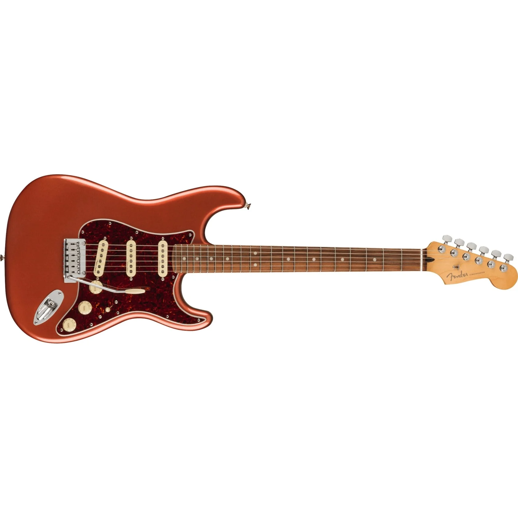 Fender - Player Plus Stratocaster®  -  Pau Ferro Fingerboard  -   Aged Candy Apple Red - 014-7312-370