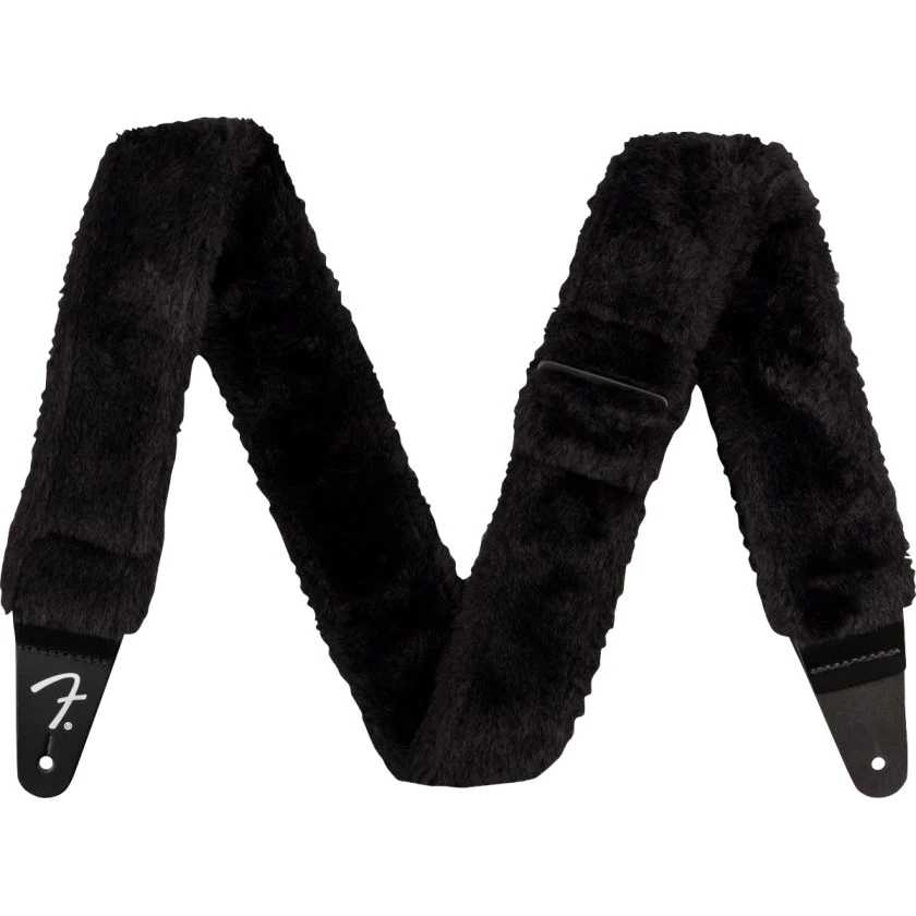 Fender - Poodle Plush Strap -Black 099-0642-010