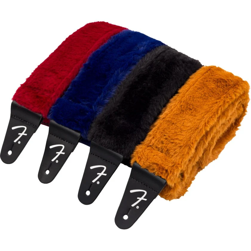 Fender - Poodle Plush Strap -Red 099-0642-025 - Image 3